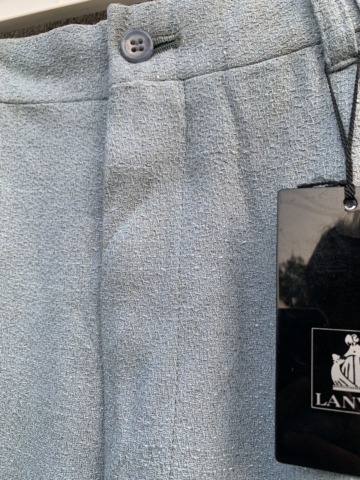 Lanvin NEW Lanvin emboss textured trouser pants Size US 32 / EU 48 - 4 Thumbnail