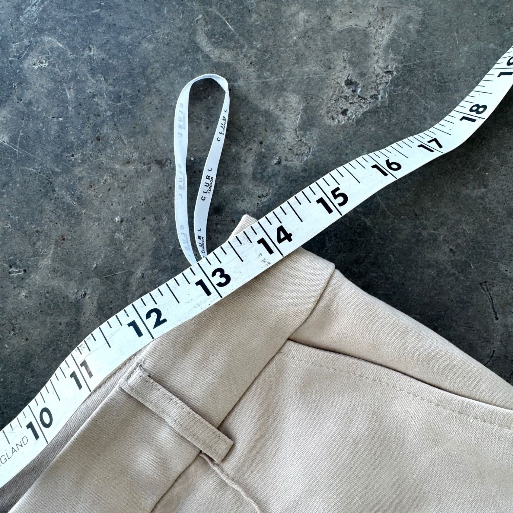 Vintage VINTAGE Club London Wide Leg Flare Trouser Women’s Cream Beige Pants SZ 4 MSRP 25 Women Size 27" / US 4 / IT 40 - 4 Thumbnail