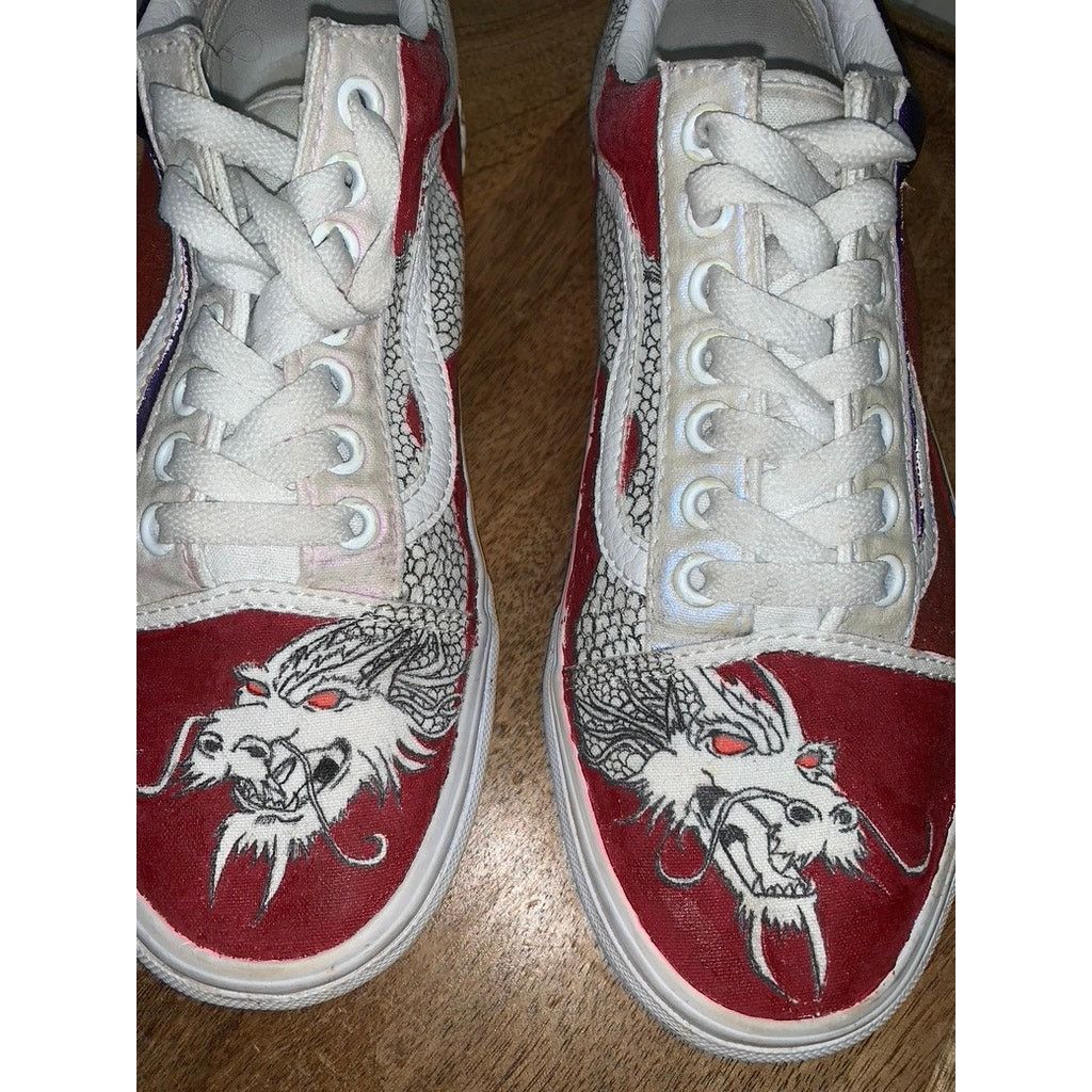 Vans Vans Dragon Design Sneakers Multicolor Unisex Size 6.5/8 Size US 6.5 / EU 39-40 - 8 Thumbnail