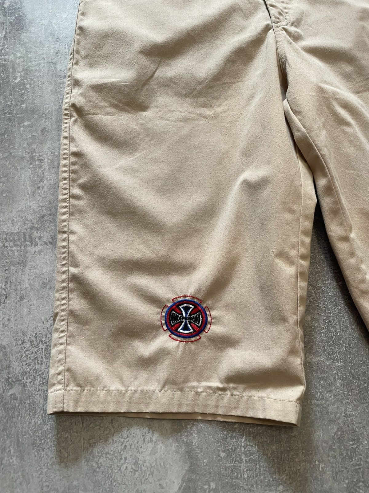 Independent Trading Co. × Independent Truck Co. × Vintage Vintage Independent Skateboarding Carpenter Rap Shorts 90s Size US 34 / EU 50 - 4 Thumbnail