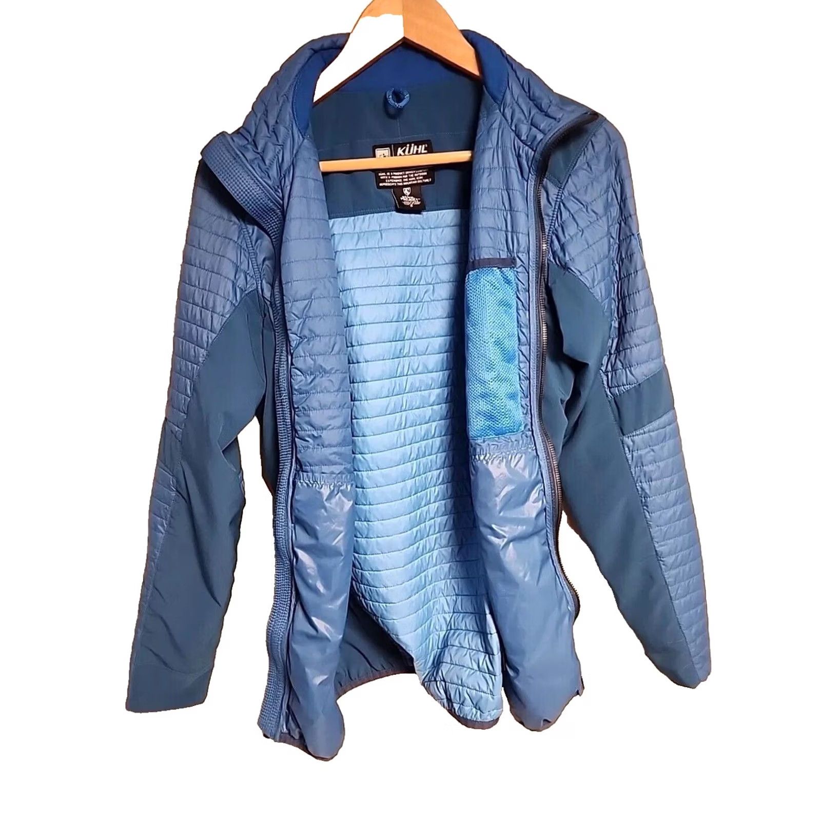 Vintage Kuhl Projekt Firefly Ultralight Primaloft Quilted Puffer Jacket Blue Mens Small Size US S / EU 44-46 / 1 - 2 Thumbnail