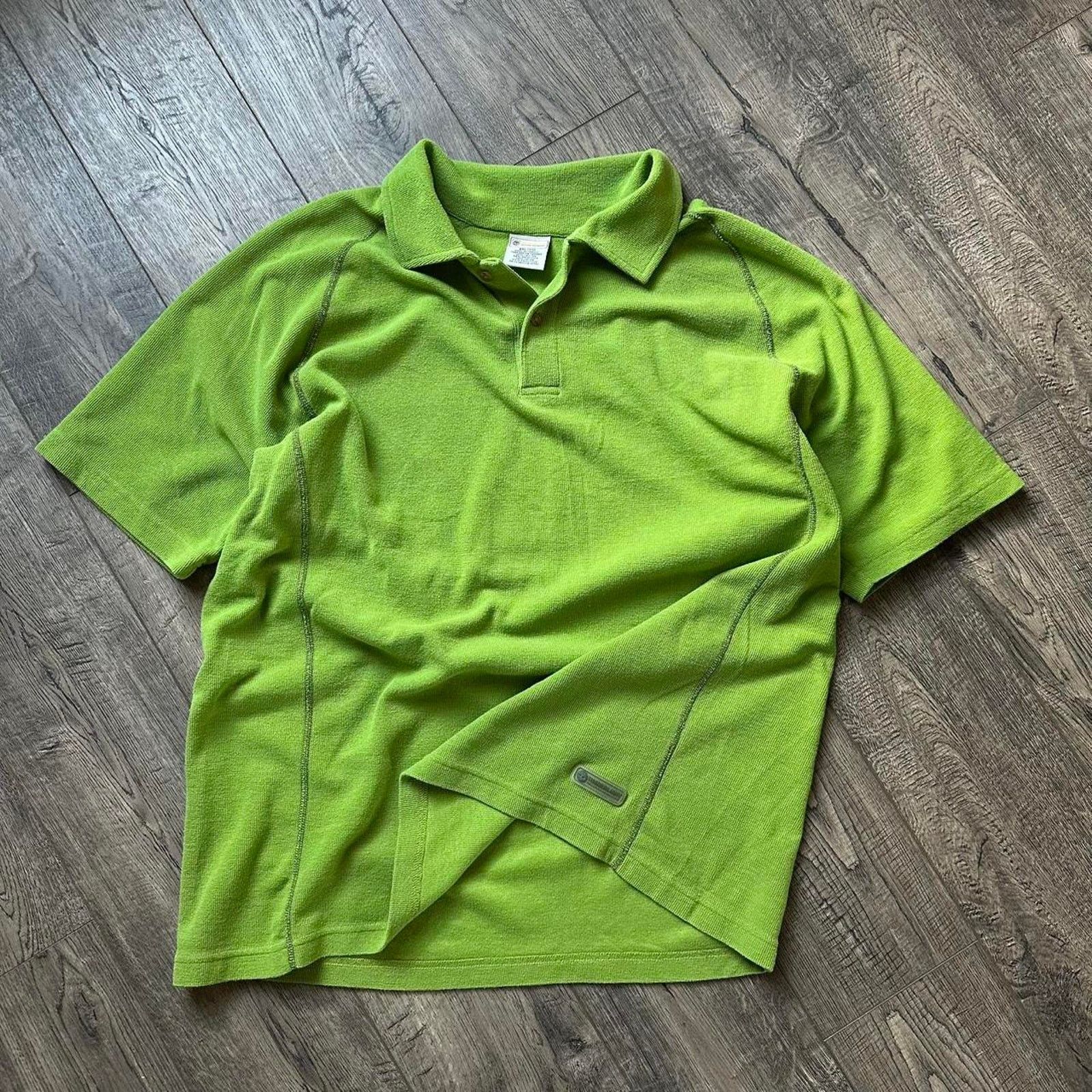 Timberland × Vintage Vintage Timberland Rugged Cotton Oversized Polo Top Shirt Size US XXL / EU 58 / 5 - 1 Thumbnail