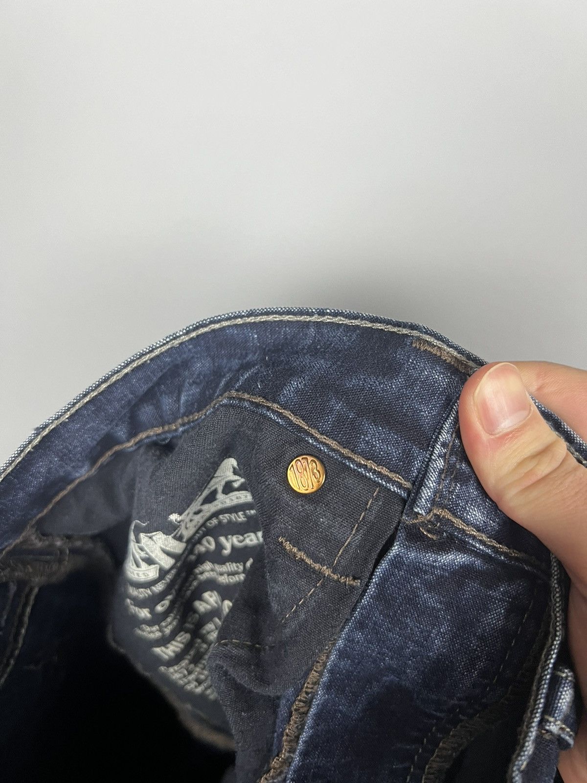 Levi's Vintage Clothing Levis 511 Engineer Jeans Workwear Size US 34 / EU 50 - 7 Thumbnail