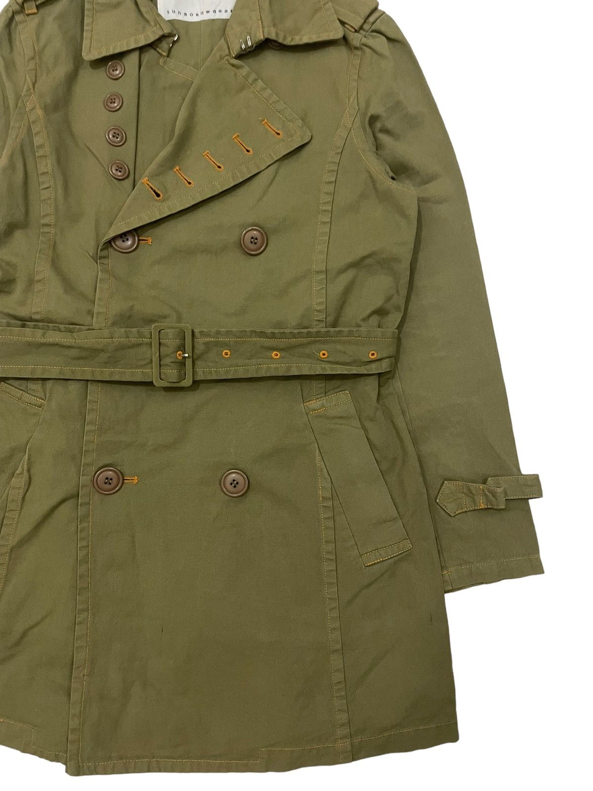 Issey Miyake × Japanese Brand × Vintage Issey Miyake Sunaokuwahara Trench Coat Size US S / EU 44-46 / 1 - 3 Thumbnail