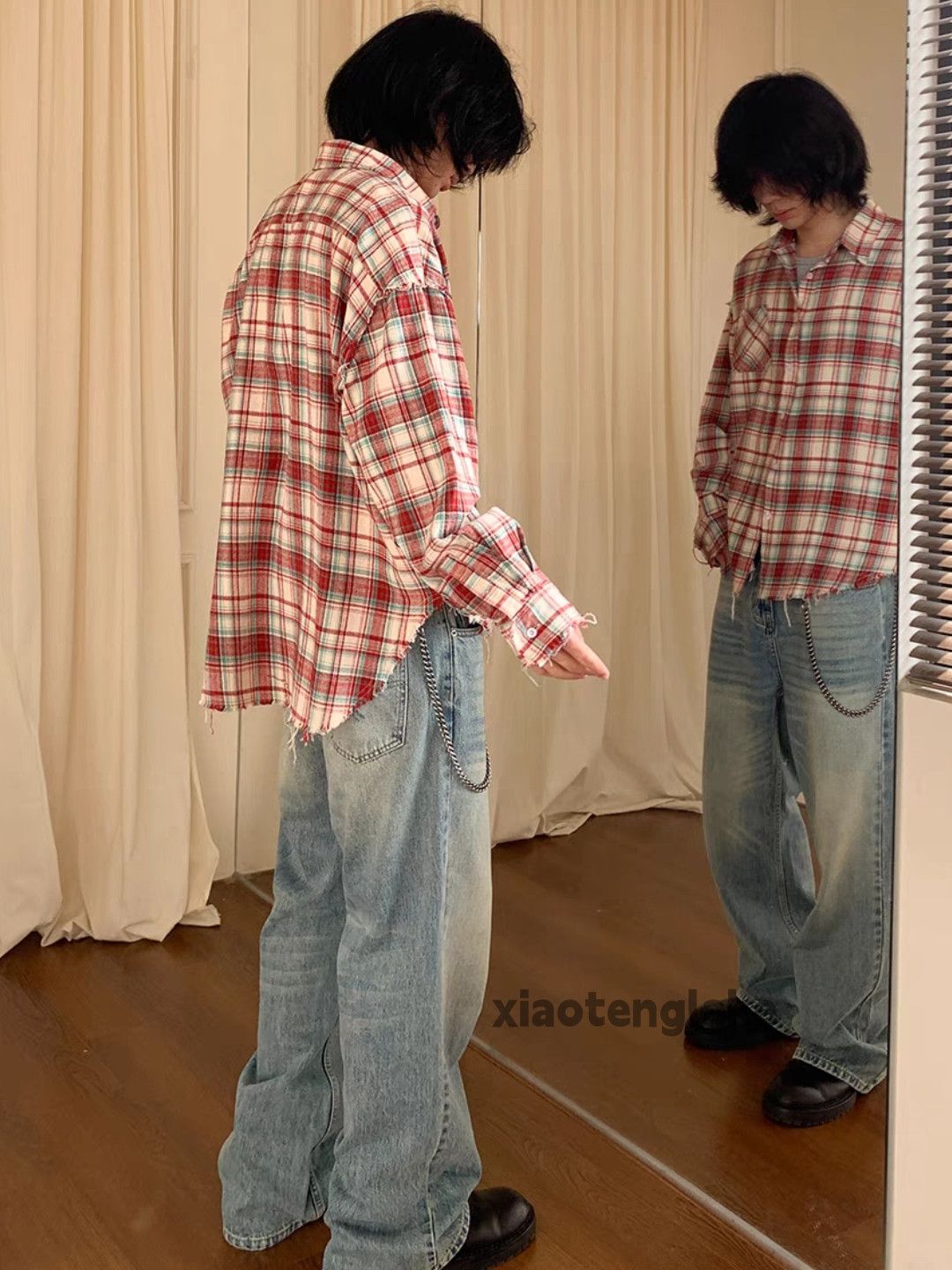 Designer × Jean × Vintage Unisex utility punk yuppie flared bootcut grunge jeans Size US 32 / EU 48 - 5 Thumbnail