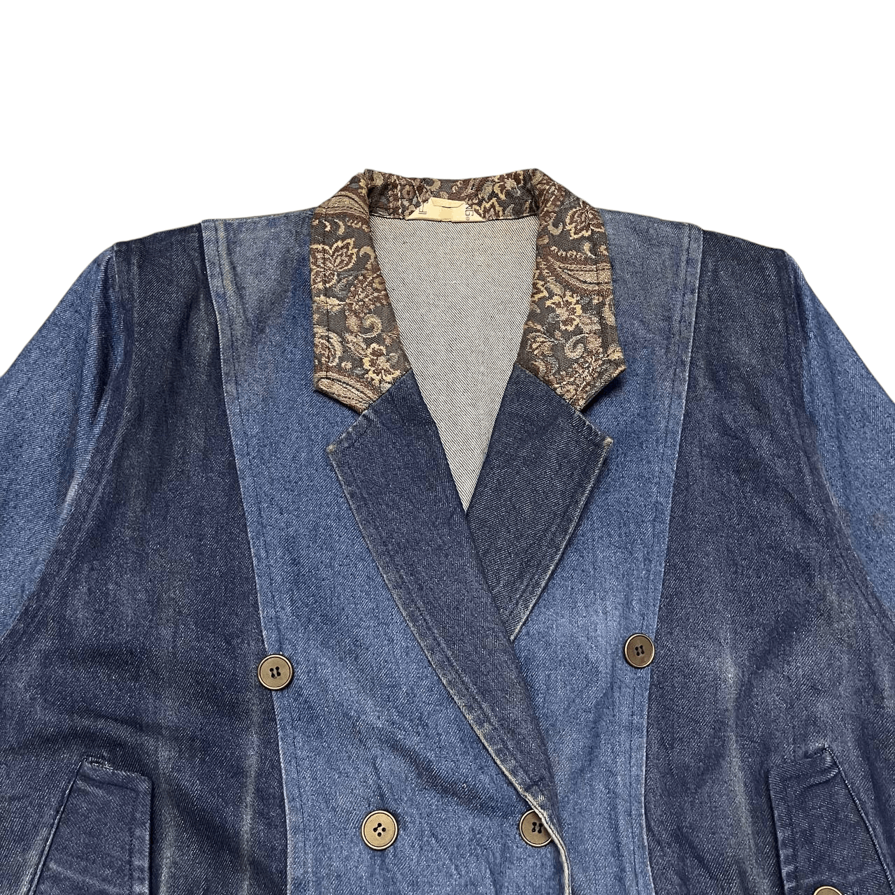 Issey Miyake Vintage Issey Miyake Inspired Denim Jacket Size US M / EU 48-50 / 2 - 2 Thumbnail