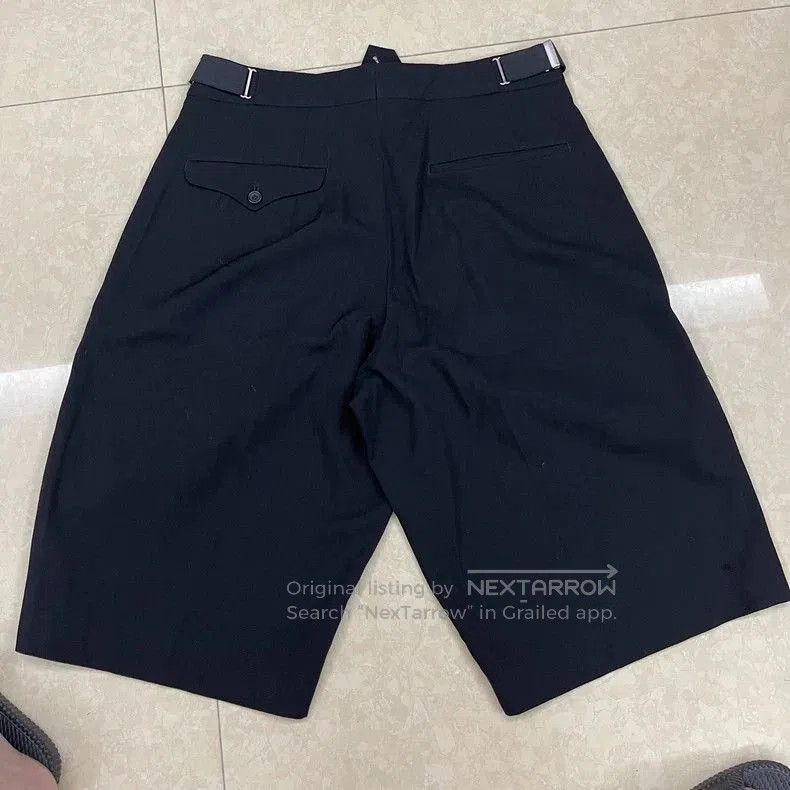 Yohji Yamamoto Yohji Yamamoto Wool Black Shorts Size US 30 / EU 46 - 3 Thumbnail
