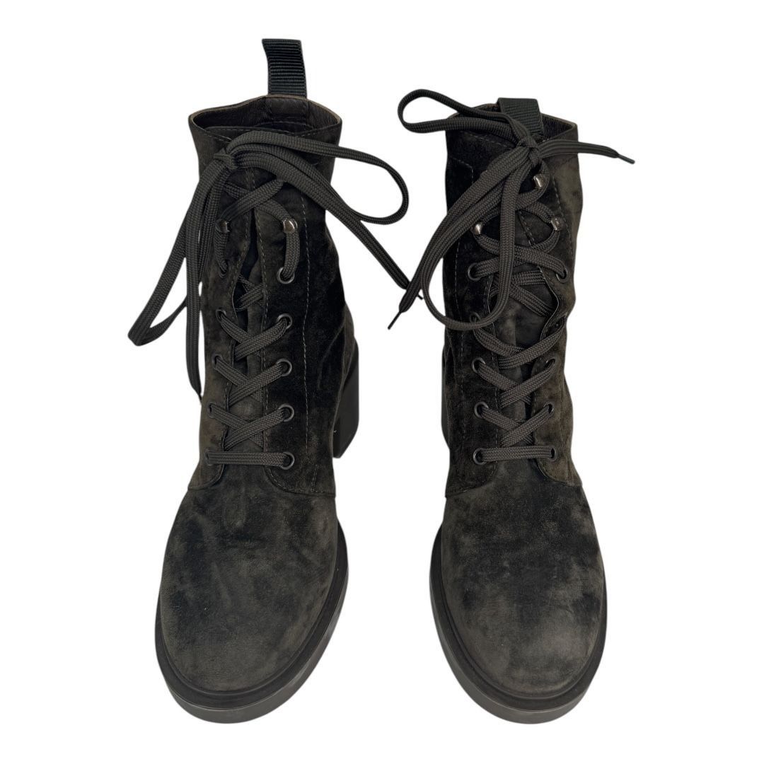 Gianvito Rossi Gianvito Rossi Suede Combat Boots Size US 8 / IT 38 - 4 Thumbnail