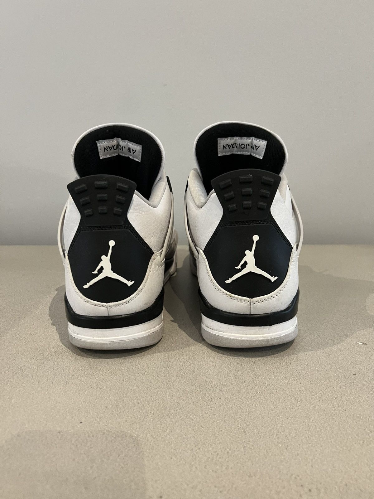Jordan Brand Air Jordan 4 Retro Military Black White/Black/Neutral Grey Size US 10.5 / EU 43-44 - 5 Thumbnail