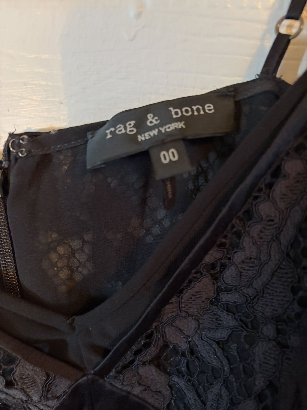 Rag & Bone RAG & BONE BLACK SILK SLIP DRESS Size XXS / US 00 / IT 34 - 2 Thumbnail