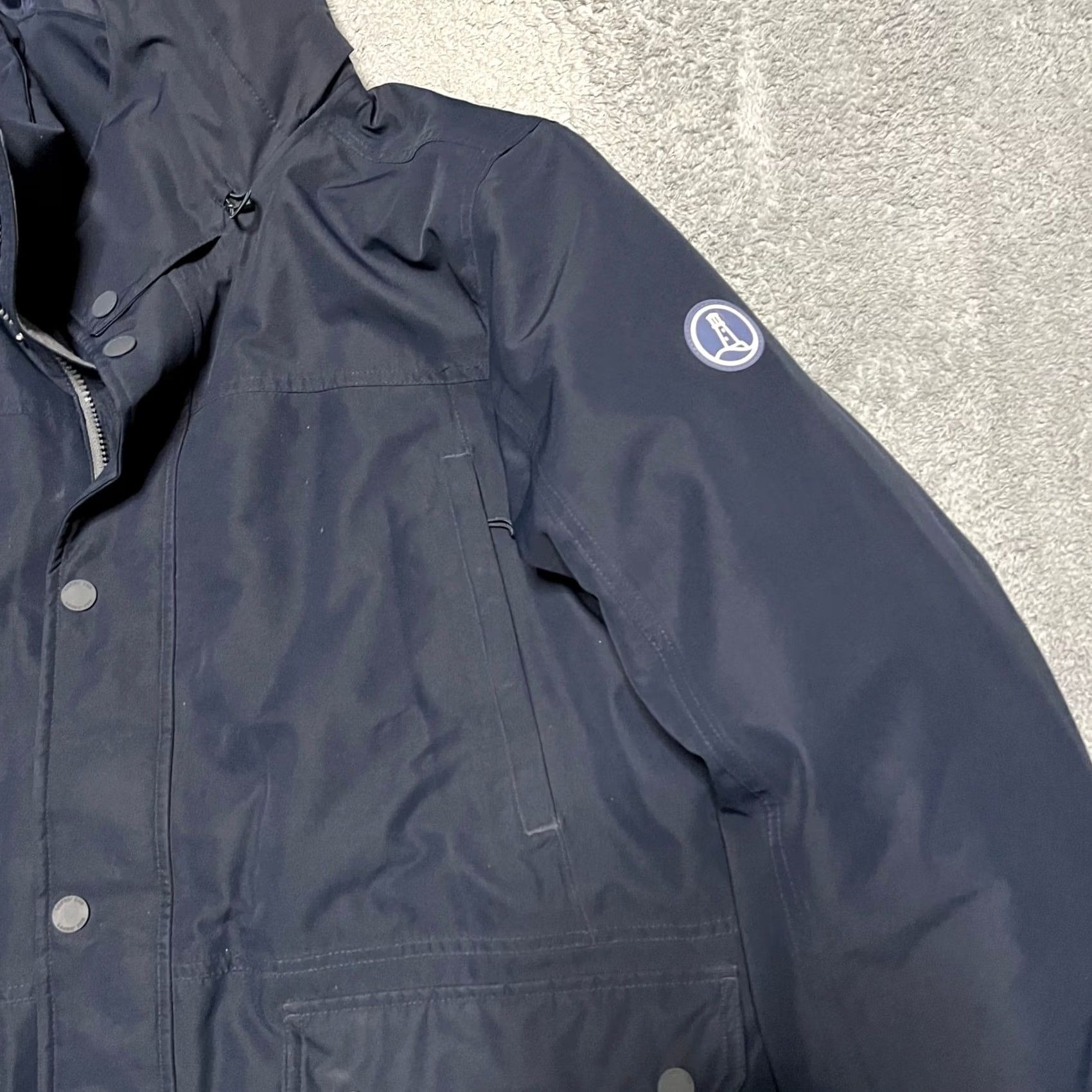 Lands' End Lands End Down Expedition Parka Coat Men Large Blue Winter Parka Faux Fur Hood Down Mens L Blue Jacket Size US L / EU 52-54 / 3 - 2 Thumbnail