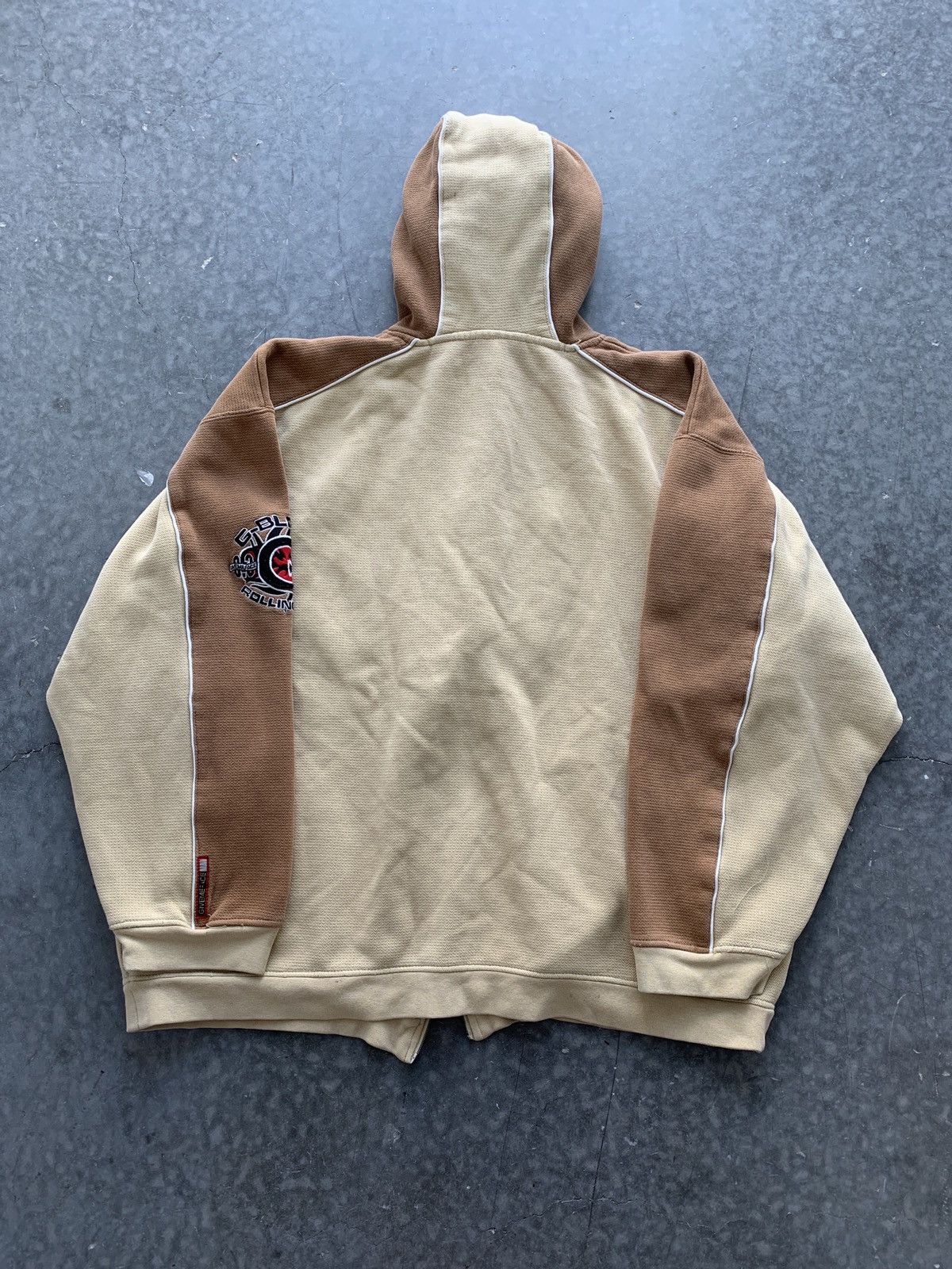 Vintage Crazy Vintage Y2K GBlock Zip Up Hoodie Size US XXL / EU 58 / 5 - 9 Thumbnail