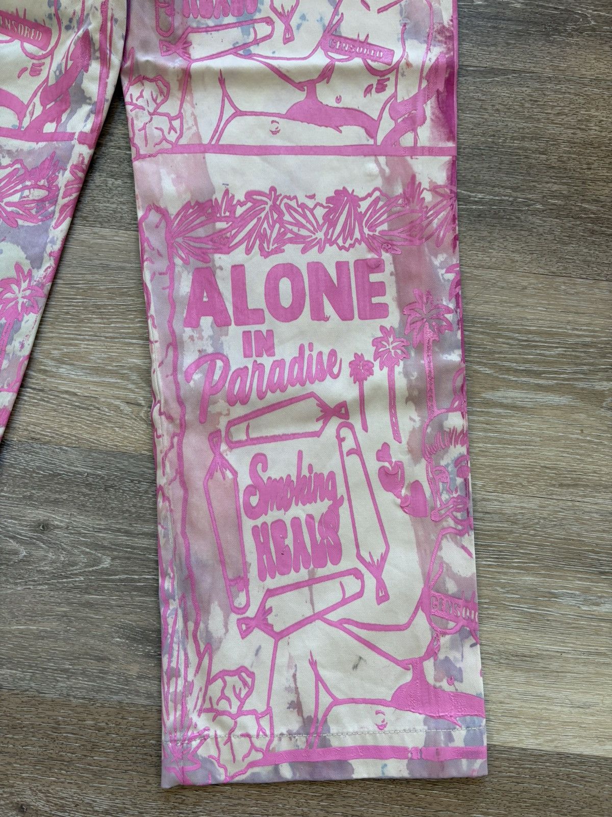 Other Custom Smoking Heals Print Pants Size US 32 / EU 48 - 9 Thumbnail