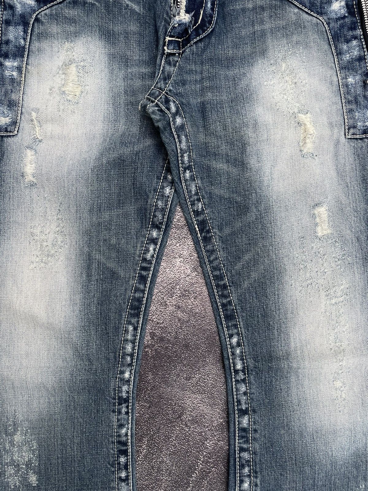 Semanticdesign Distressed Jeans Punk Style