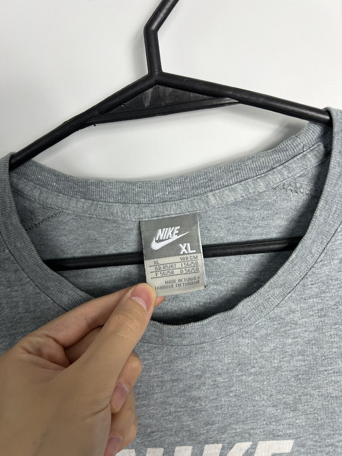 Nike × Vintage Longsleeve Nike USA big logo Size US XL / EU 56 / 4 - 3 Thumbnail