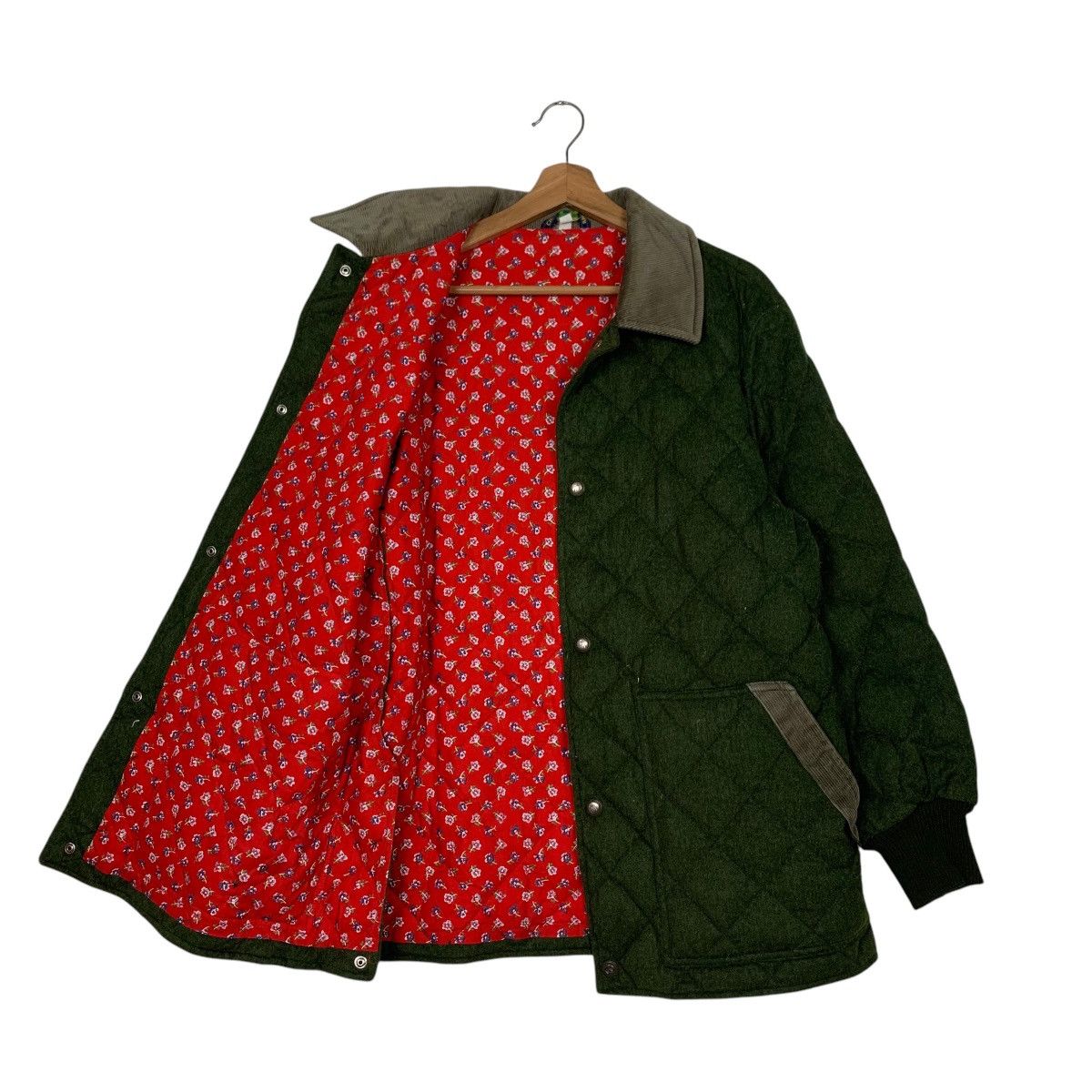 Vintage CIESSIE PLUMINI Tiroler Loden Quilted Down Jacket #2808-C127 Size US S / EU 44-46 / 1 - 8 Thumbnail
