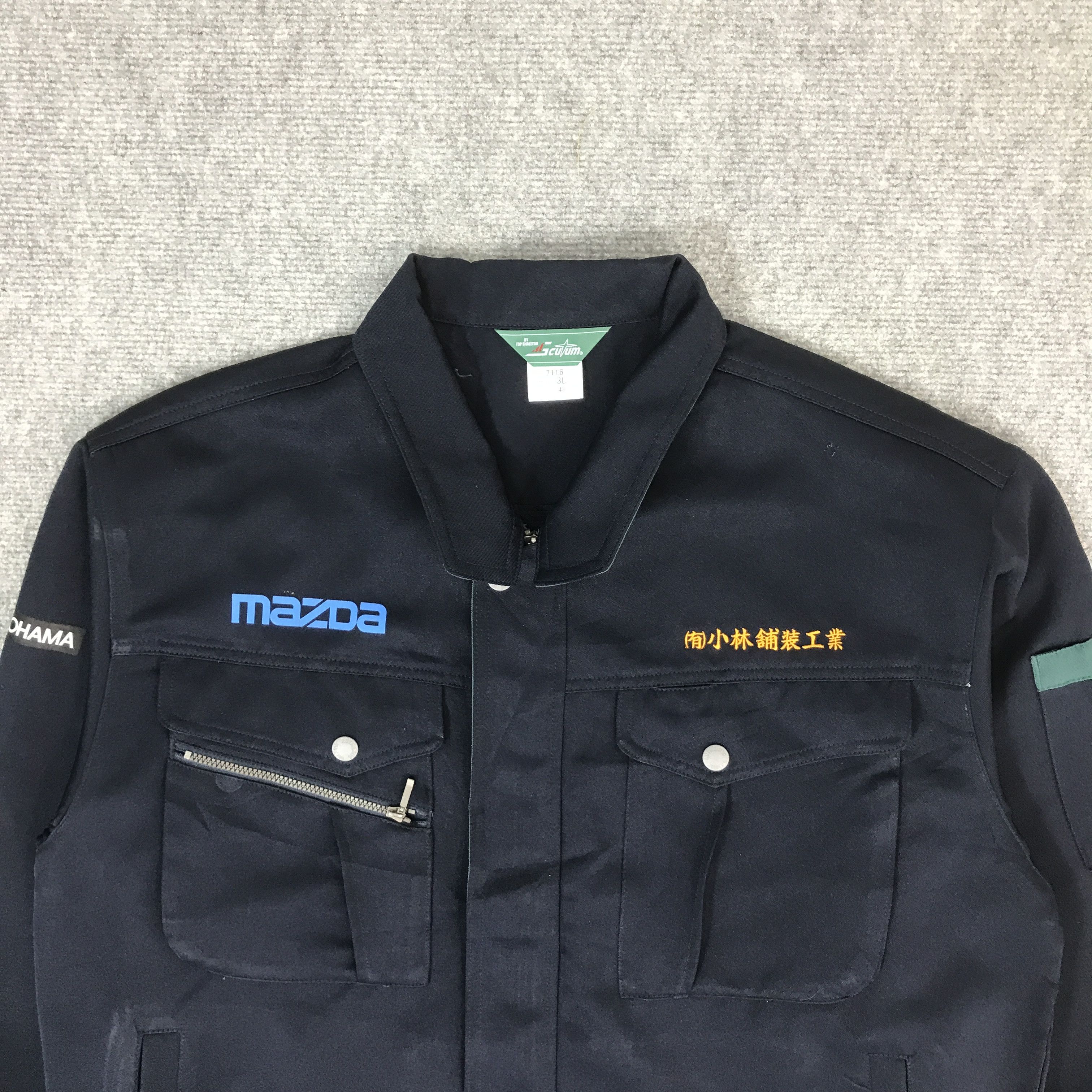 Japanese Brand MAZDA RACING MOTORSPORT JAPAN UNIFORM CUSTOM JACKET K61B20 Size US L / EU 52-54 / 3 - 3 Thumbnail