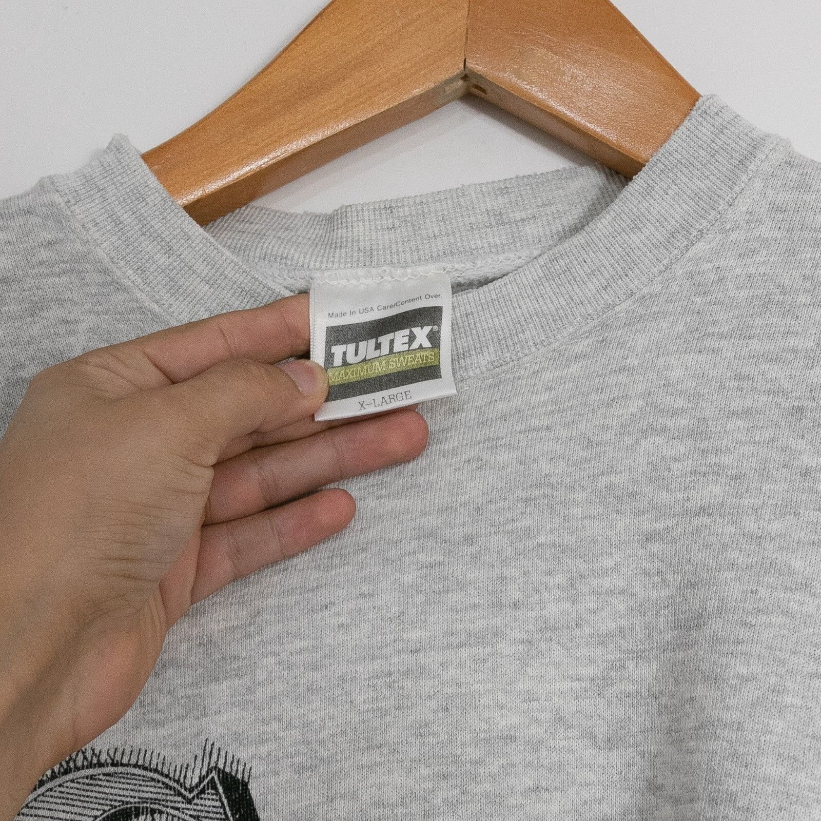 Vintage Vintage 90s Crappys Warehouse Sweatshirt XL - Distressed Size US XL / EU 56 / 4 - 5 Thumbnail