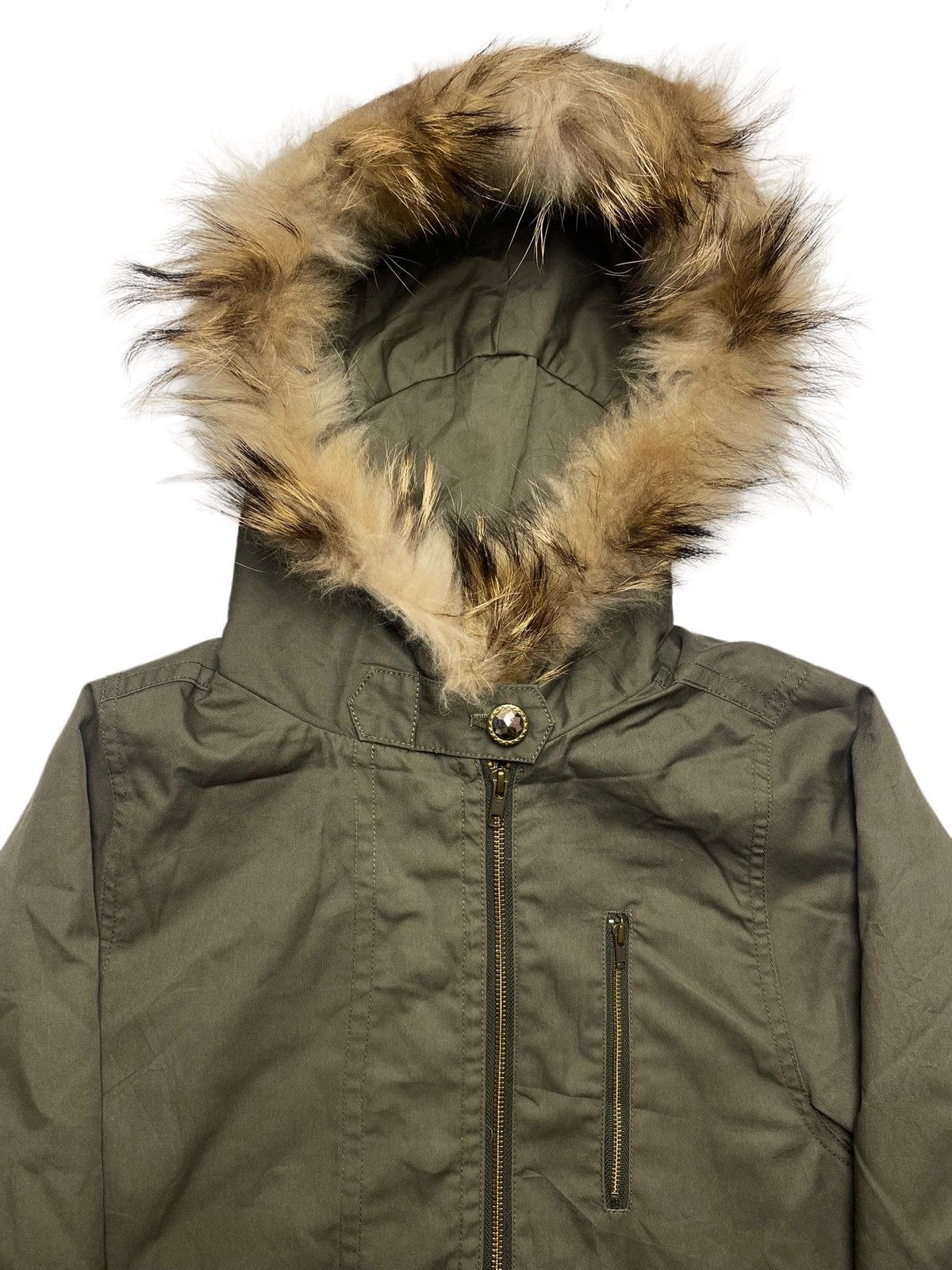 Japanese Brand × PPFM 2000s Jeanasis - Fur Raccoon Hoodie Jacket Size US M / EU 48-50 / 2 - 8 Thumbnail