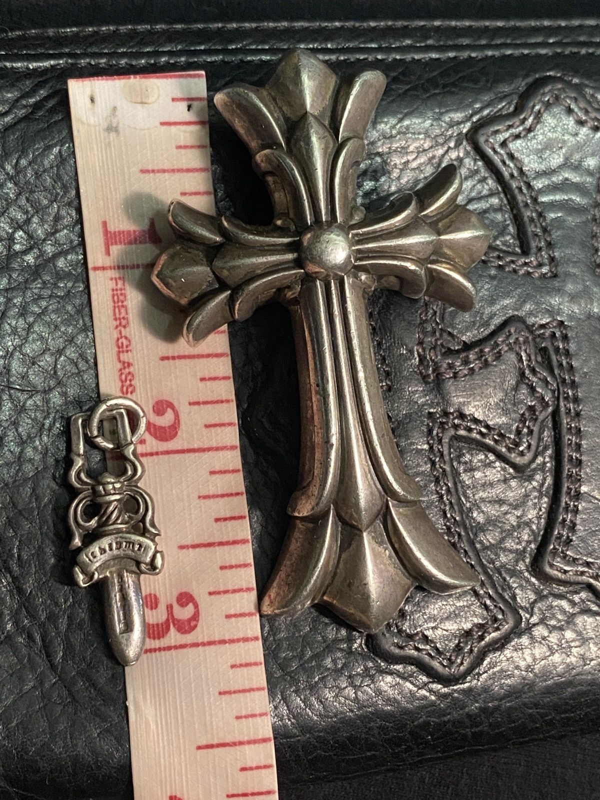 Chrome Hearts OVERSIZED LARGE - Double Cross Pendant Necklace Size ONE SIZE - 11 Thumbnail