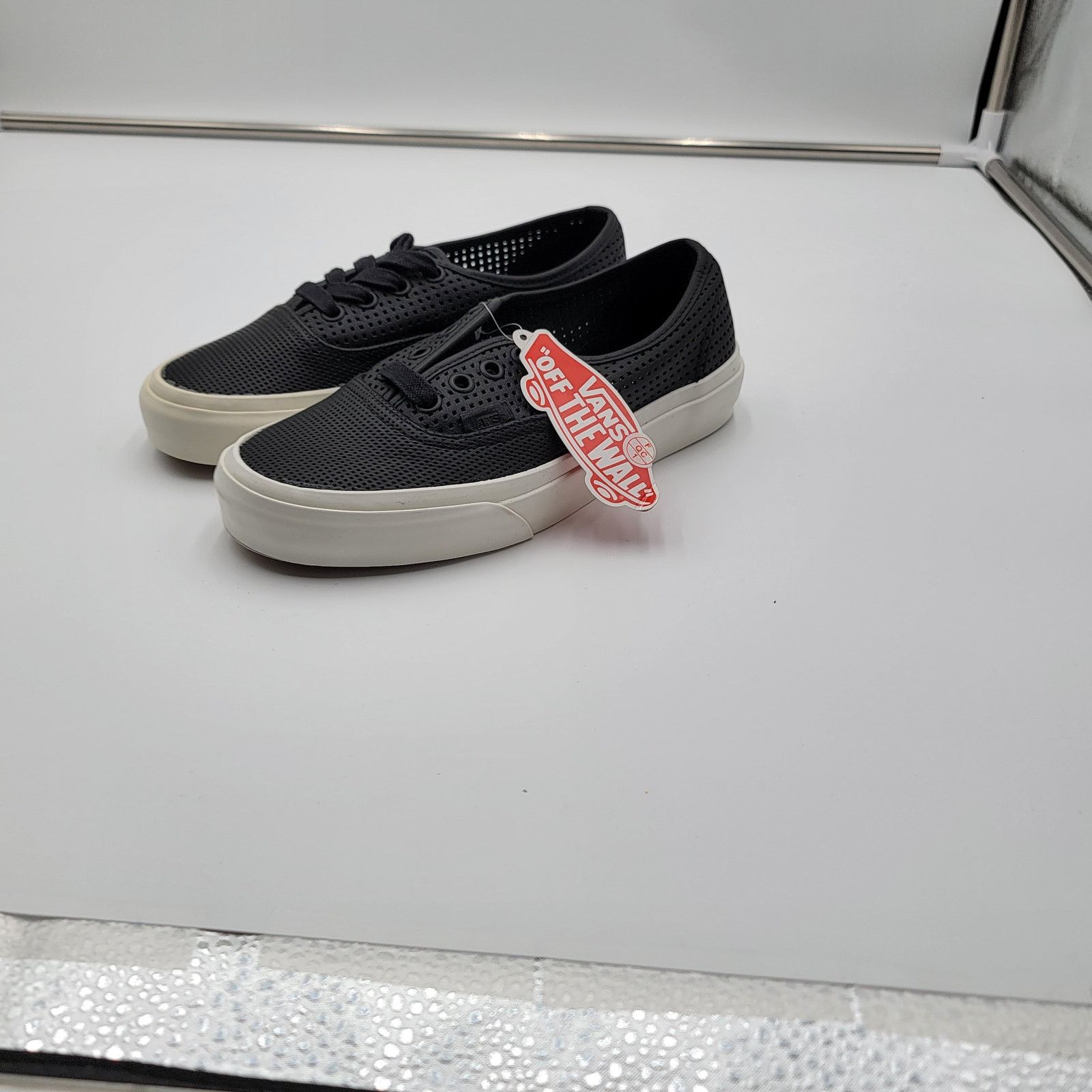 Vans Vans Authentic DX Square Perf Sz 4M/5.5W Black VN038ESIUZ Size US 5.5 / IT 35.5 - 1 Thumbnail