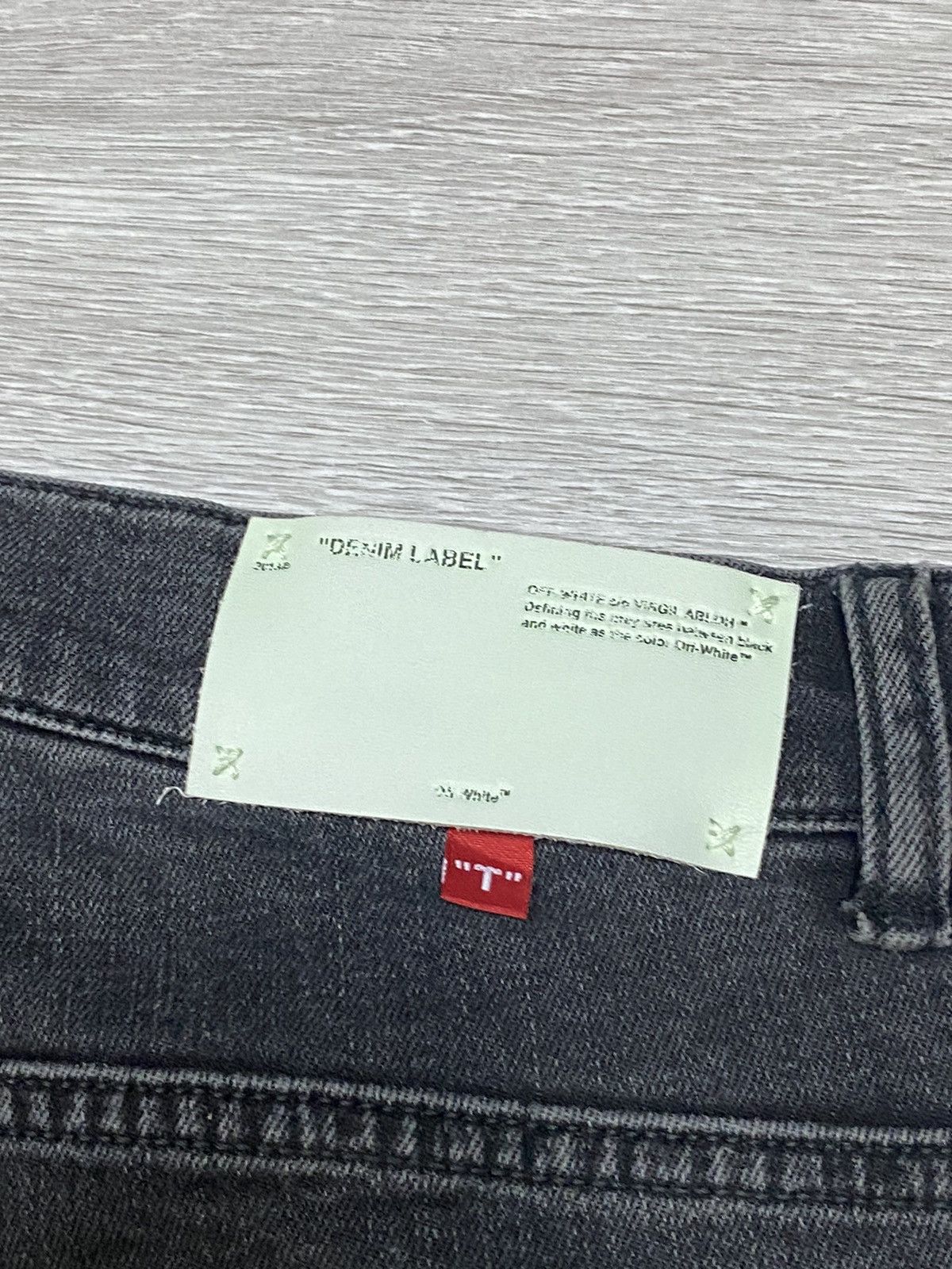Off-White Off-White tape T 2013 Fire line do not cross jeans Size US 31 - 6 Thumbnail