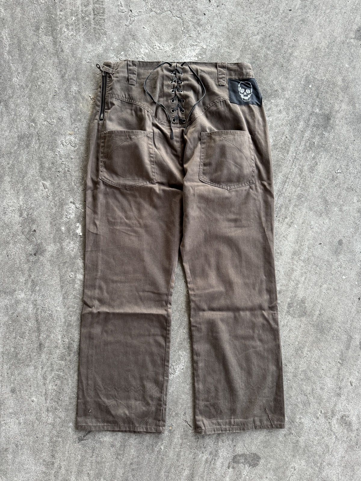 PPFM PPFM Punk Lace-Up Pants Size US 32 / EU 48 - 1 Thumbnail