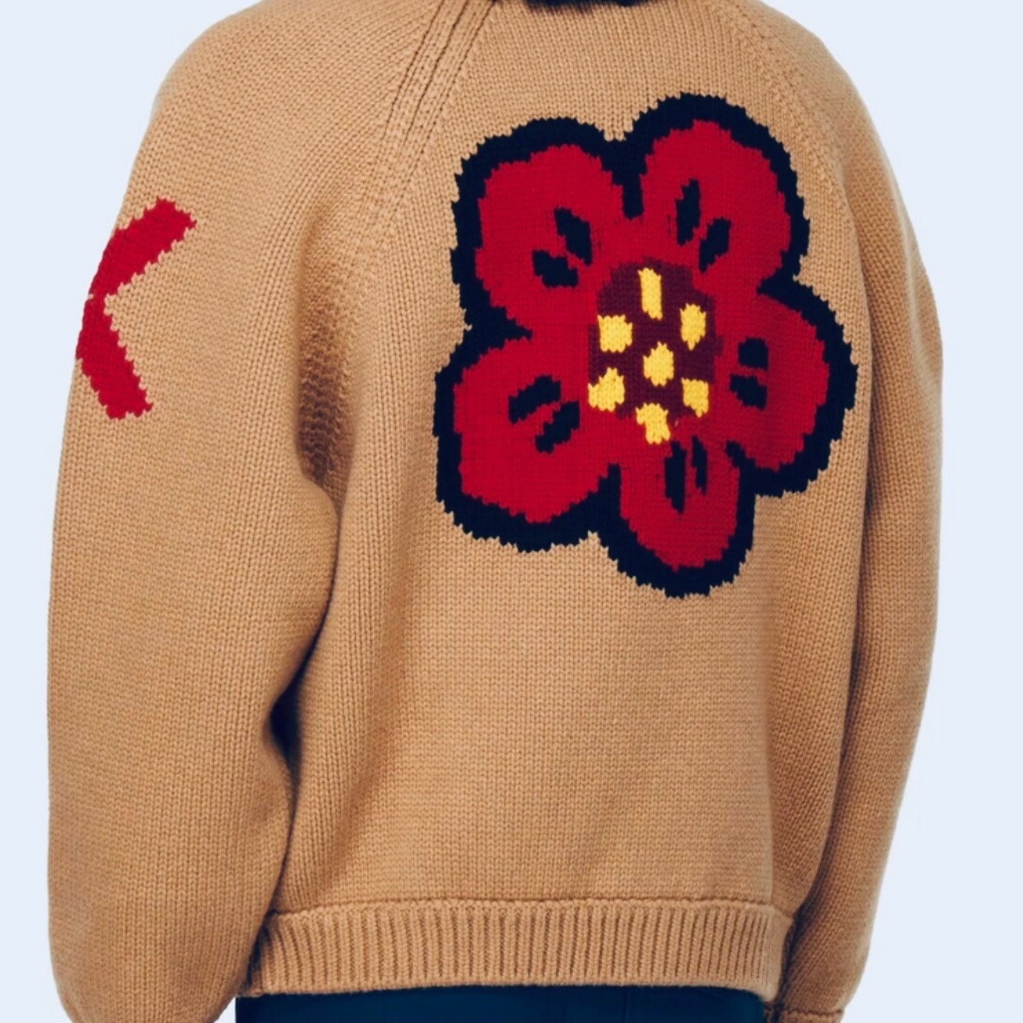 Kenzo KENZO: Men's Wool Intarsia Knit Sweater - Size XS Size US XS / EU 42 / 0 - 4 Thumbnail