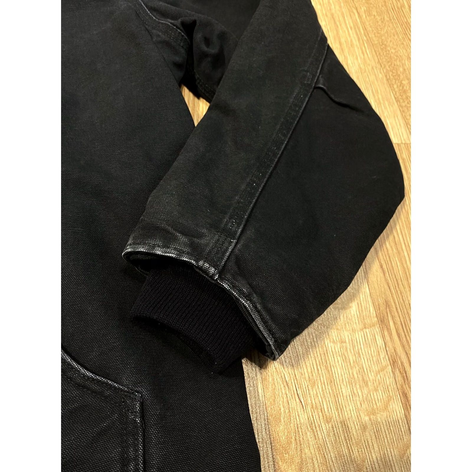 Carhartt Carhartt Jacket Size L Regular Washed Black Balloon Fiesta Fleece Lined Coat Men’s Zip Up Jacket Coat Mens Size US L / EU 52-54 / 3 - 6 Thumbnail