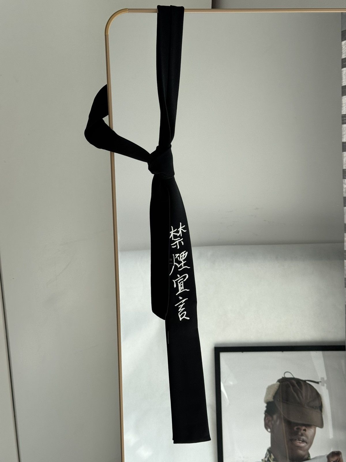 Yohji Yamamoto Yohji Yamamoto Tie - Nihilistic Delusion 虚無妄想 Size ONE SIZE - 2 Thumbnail