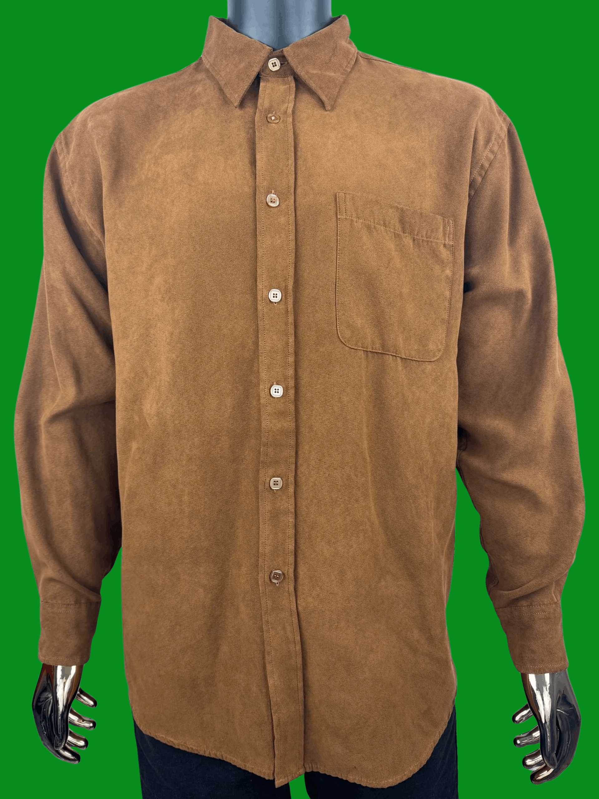 Oleg Cassini VTG Oleg Cassini Faux-Suede Western Cowboy Long Sleeve Size US XL / EU 56 / 4 - 2 Thumbnail