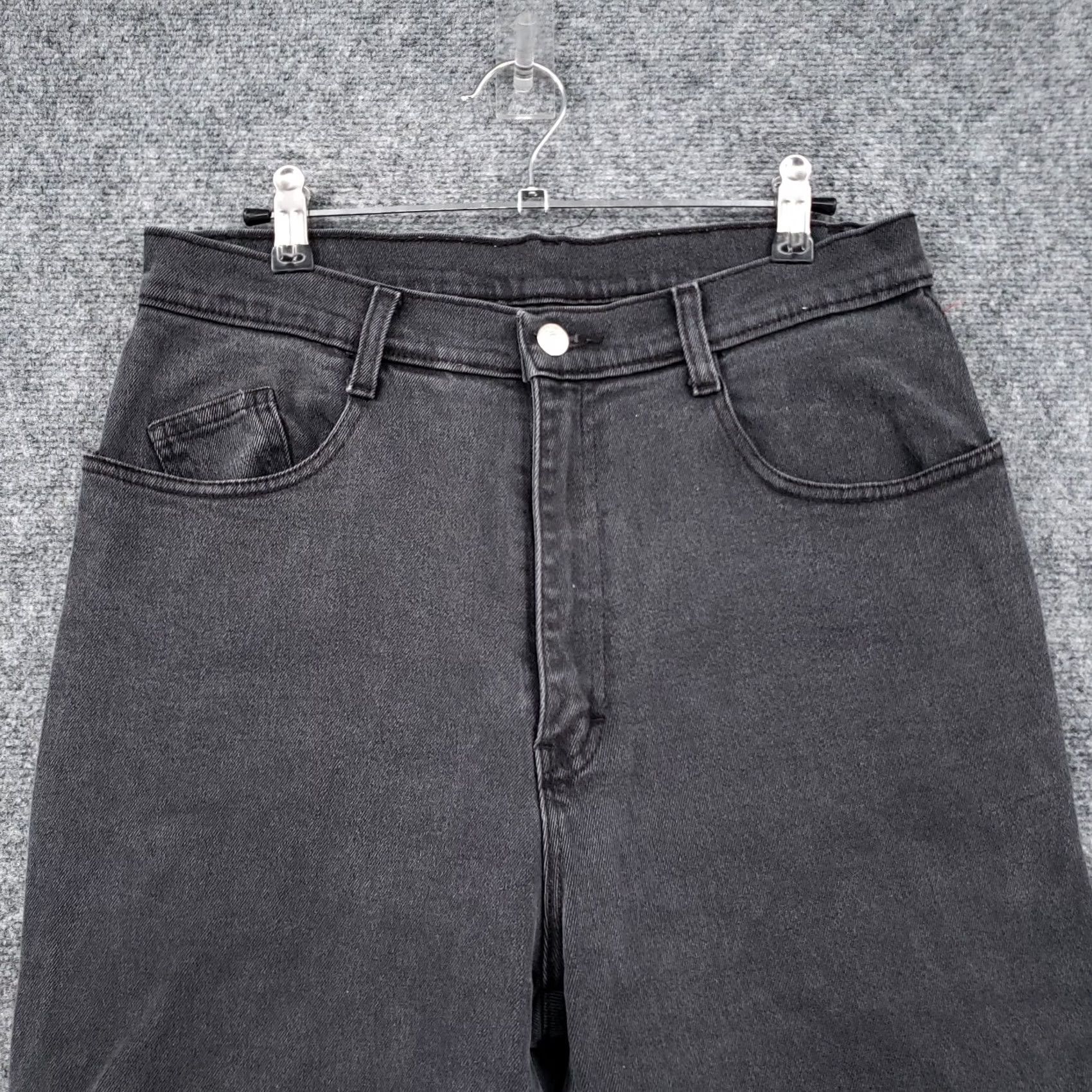 Jordache VINTAGE Jordache Jeans Womens Size 30 Gray Skinny Stretch High Rise Dark Wash Denim Size 30" / US 8 / IT 44 - 3 Thumbnail