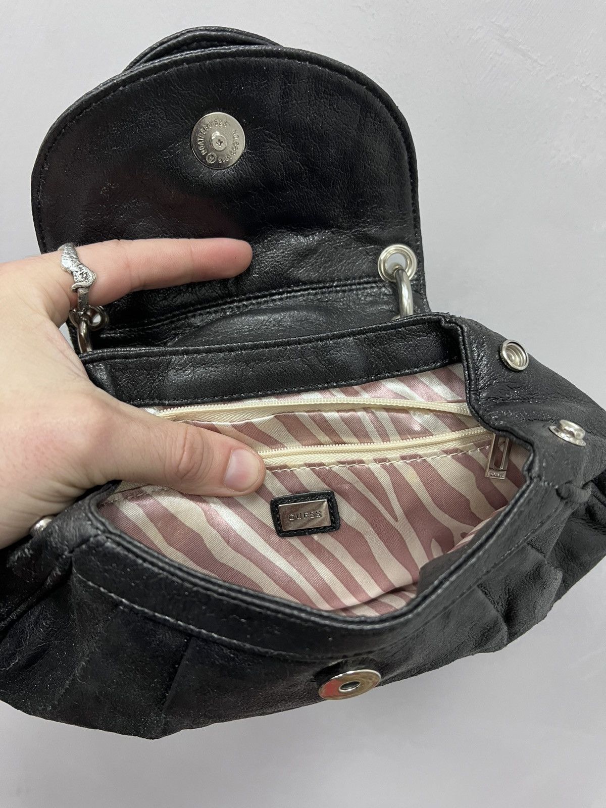 Guess × KMRii VINTAGE guess mini bag KMRII STYLE LEATHER BAG 90s Size ONE SIZE - 7 Thumbnail