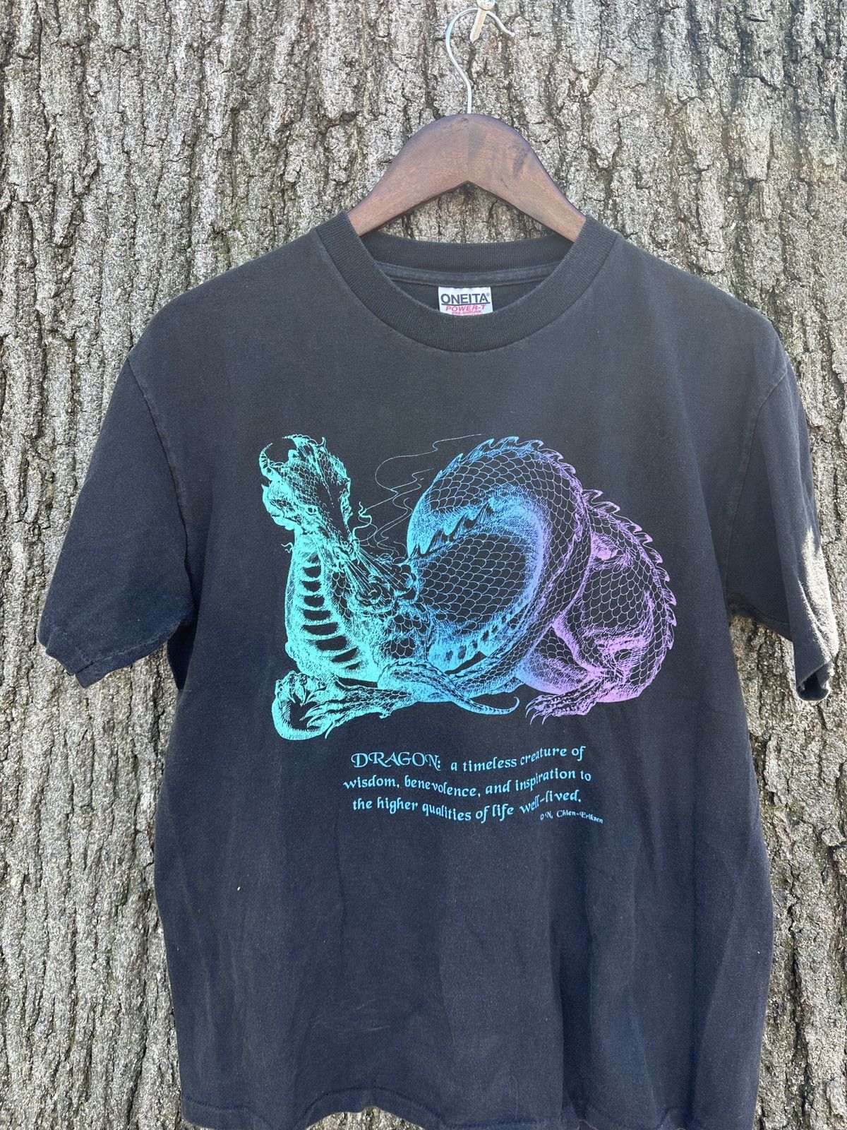 Vintage Single Stitch Dragon Oneita Graphic T Shirt