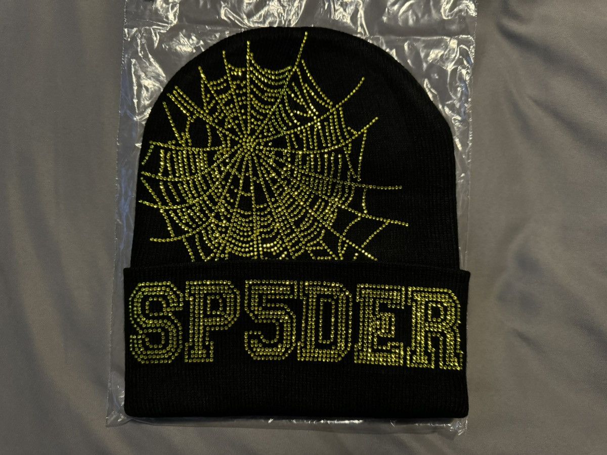 Sp5der Sp5der Web Beanie Onyx/Yellow Size ONE SIZE - 3 Thumbnail