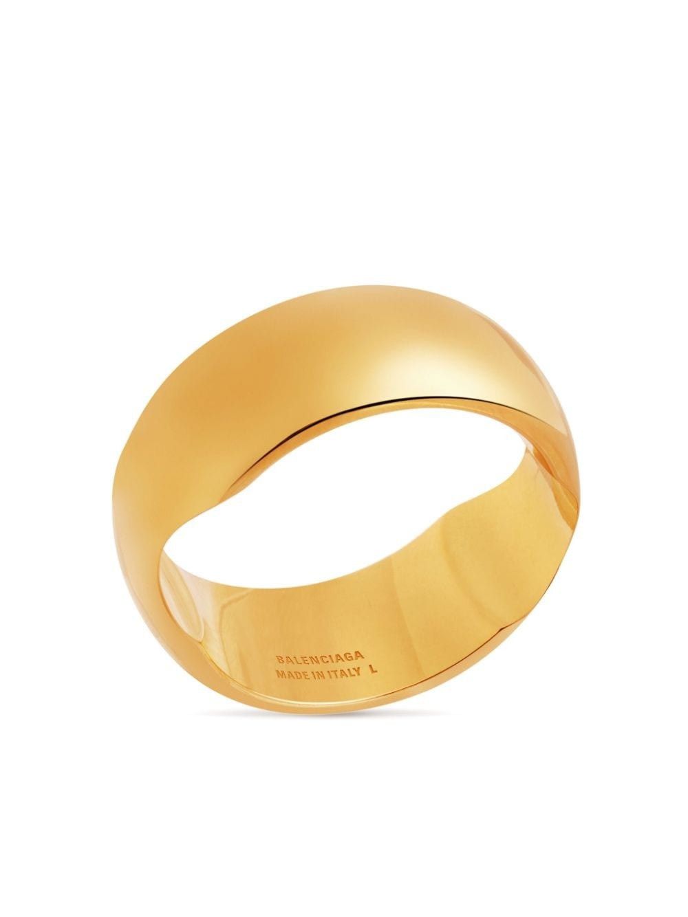 Balenciaga o1bcso1str0325 Size: L / Maxi Band Ring in Gold Size ONE SIZE - 1 Thumbnail