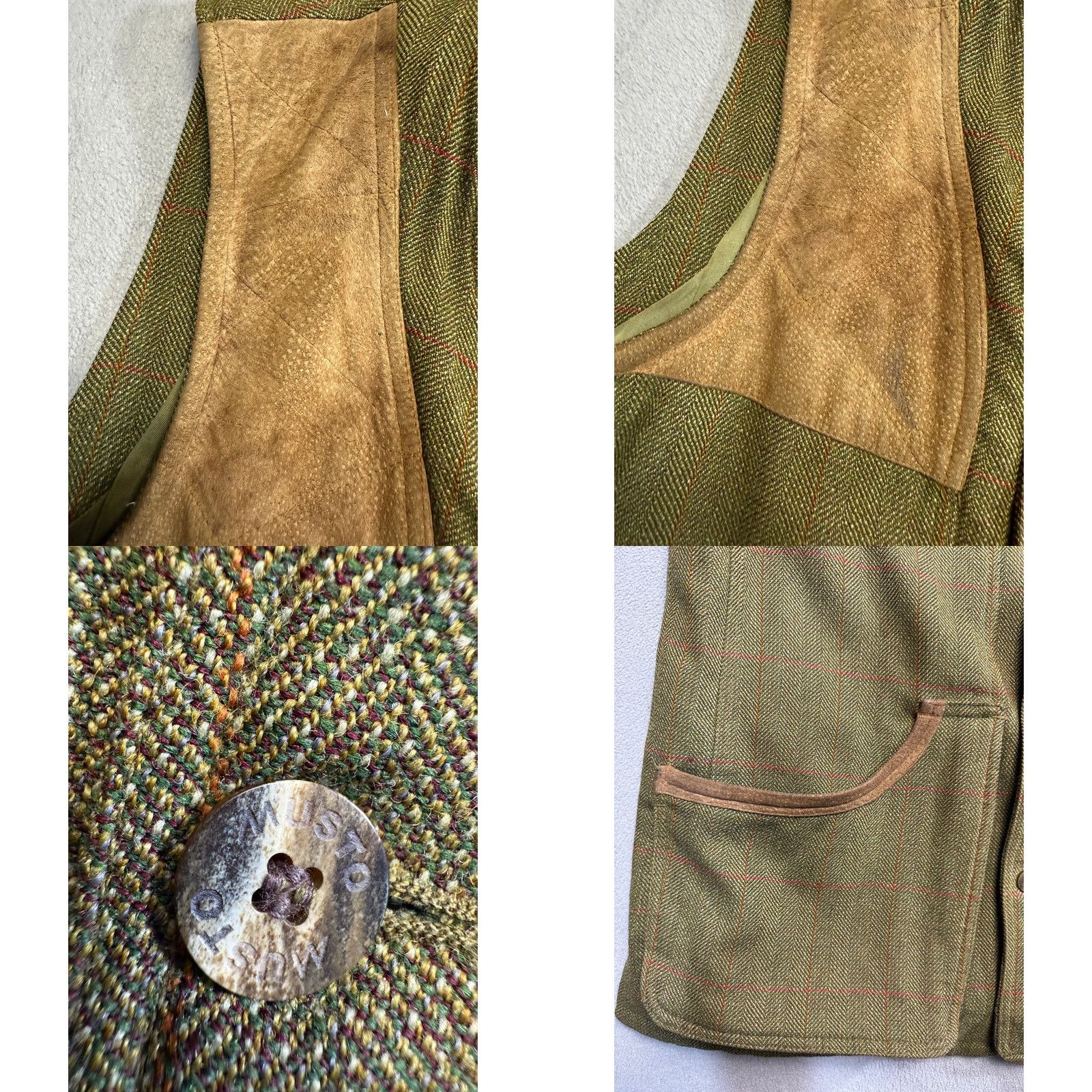 Musto MUSTO Vest Wool Green L Mens Country Outdoor Waistcoat Size US L / EU 52-54 / 3 - 10 Thumbnail