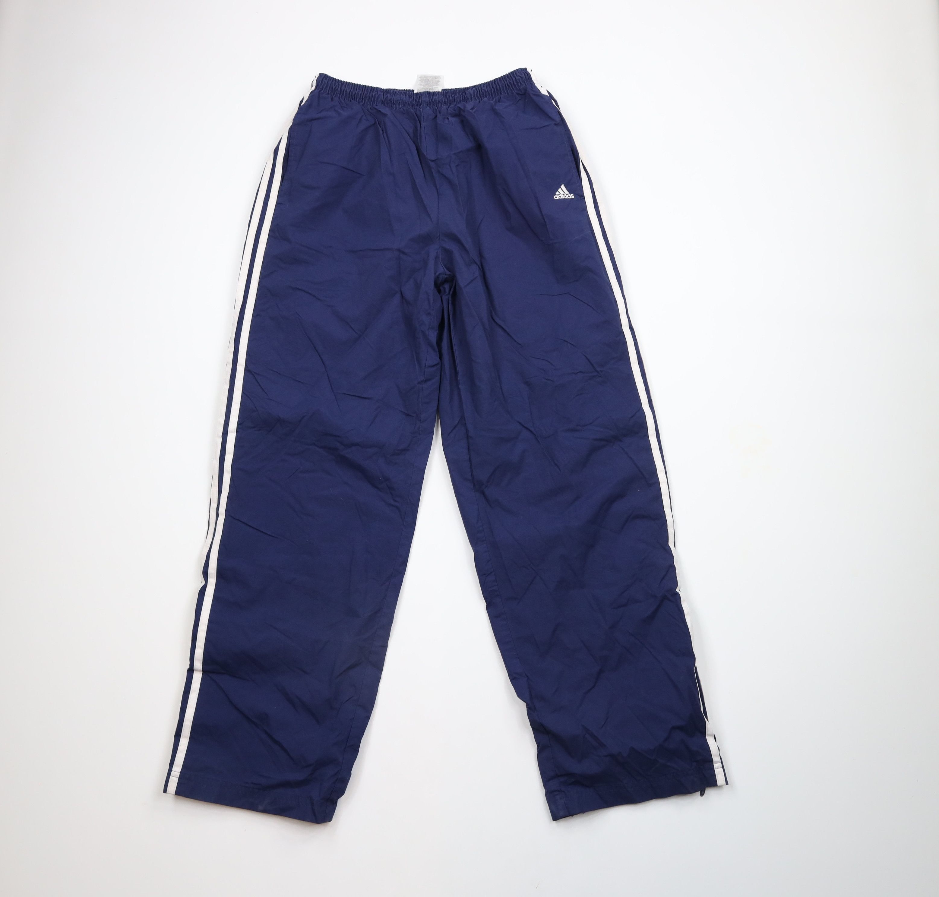 Adidas × Vintage Vintage 90s Adidas Out Striped Lined Wide Leg Pants Blue Size US 36 / EU 52 - 1 Thumbnail