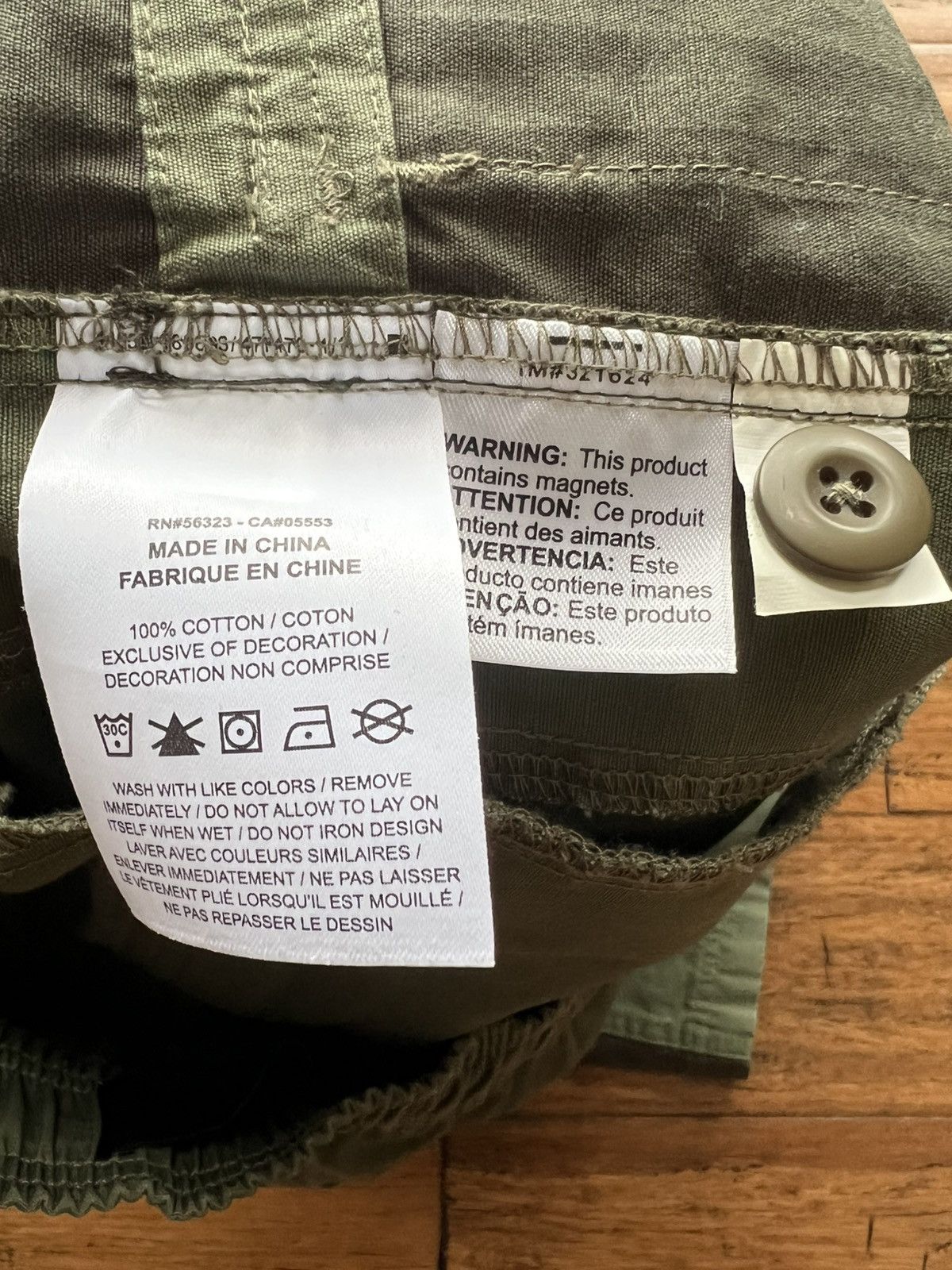Jordan Brand × Travis Scott Jordan Travis Scott Cargo Pants Olive Size US 32 / EU 48 - 7 Thumbnail