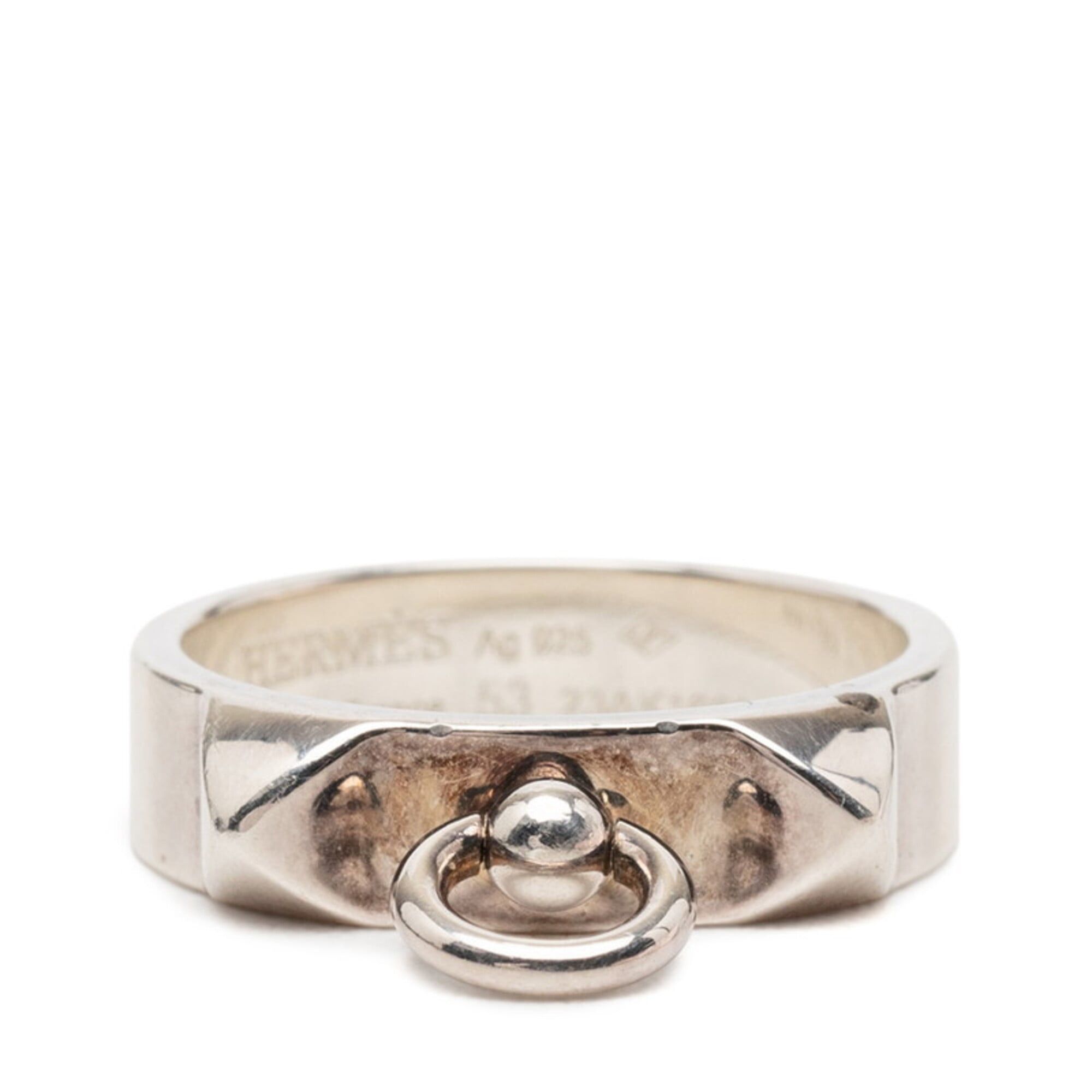 Hermes Hermes Collier de Chien Ring, Size 53, SV925 Silver, Women's. Size ONE SIZE - 1 Thumbnail