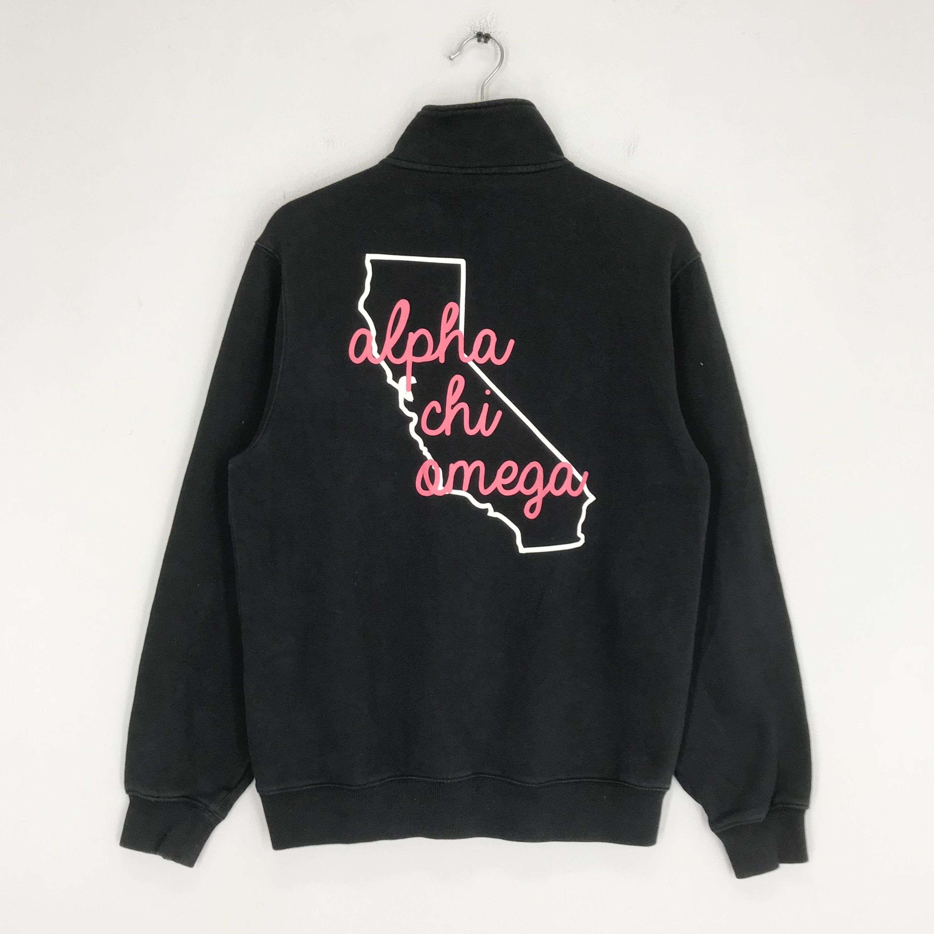 Omega Alpha Chi Omega Black Sweatshirt Small - 347 Size US S / EU 44-46 / 1 - 2 Thumbnail