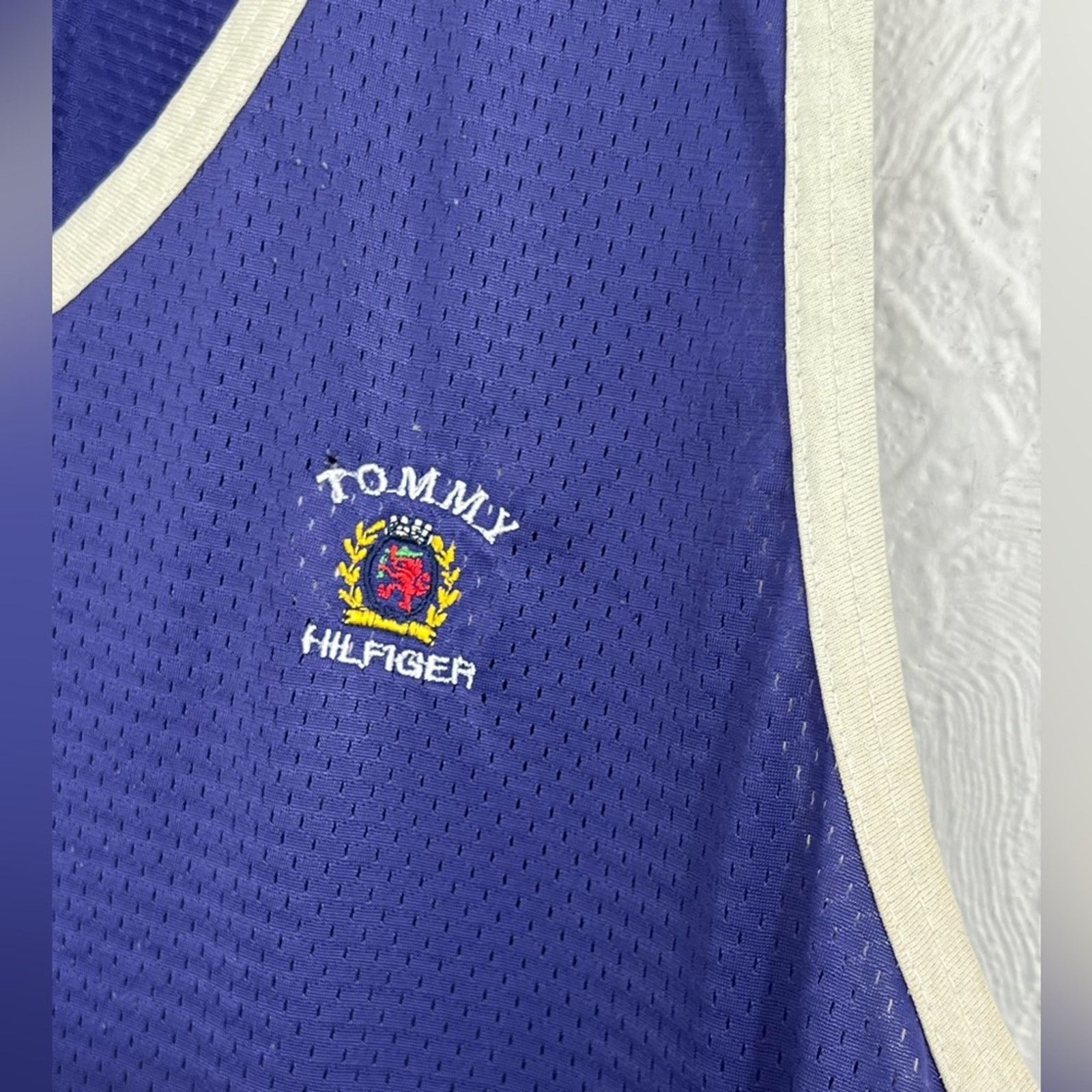 Tommy Hilfiger Vintage Tommy Hilfiger Basketball Jersey 90s MADE IN USA Size US XL / EU 56 / 4 - 2 Thumbnail