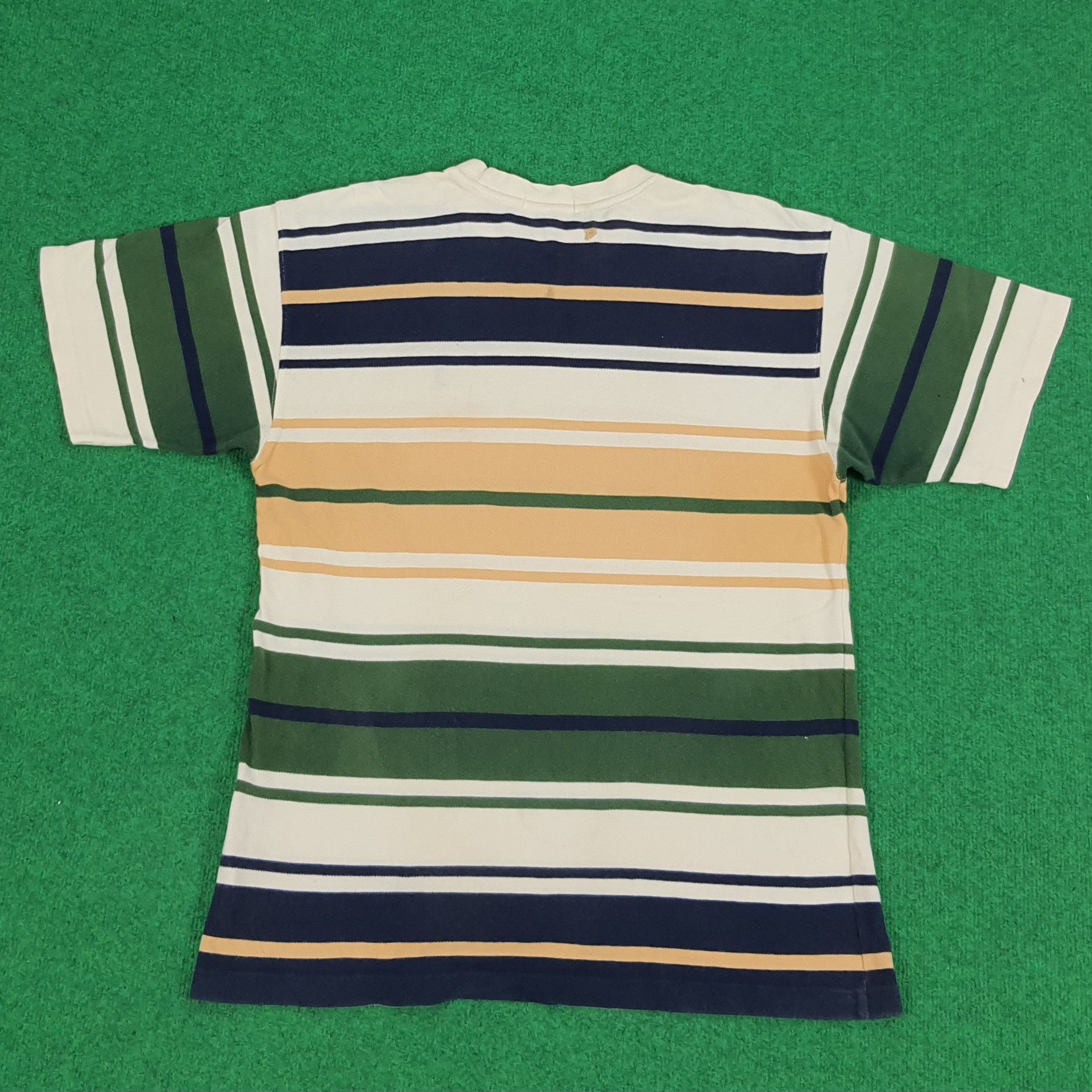 Vintage × Yves Saint Laurent Vintage YSL Yves Saint Laurent Striped Designer Tshirt Size US L / EU 52-54 / 3 - 3 Thumbnail