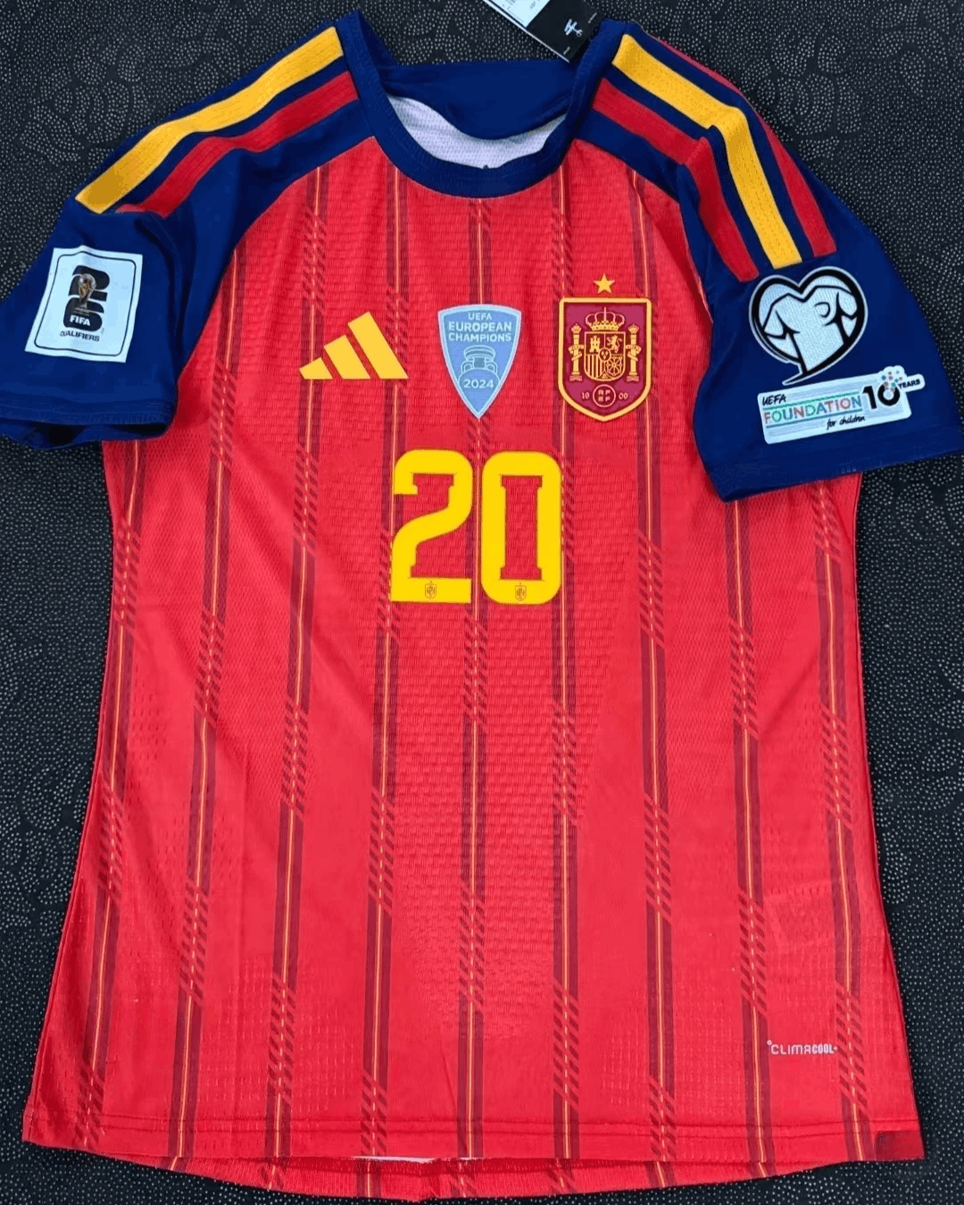 Other 2026 World Cup Spain #20 Pedro Jersey Home Size US XL / EU 56 / 4 - 1 Thumbnail