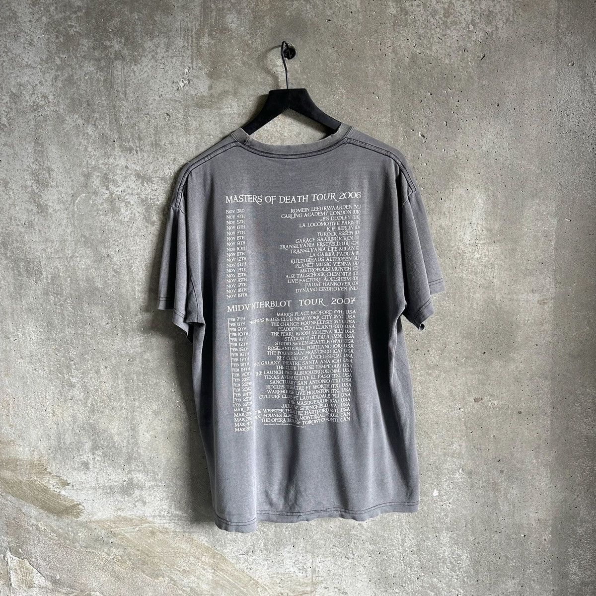 Band Tees 2000’s UNLEASHED “Masters Of Death” Tour T-Shirt Size US XL / EU 56 / 4 - 4 Thumbnail