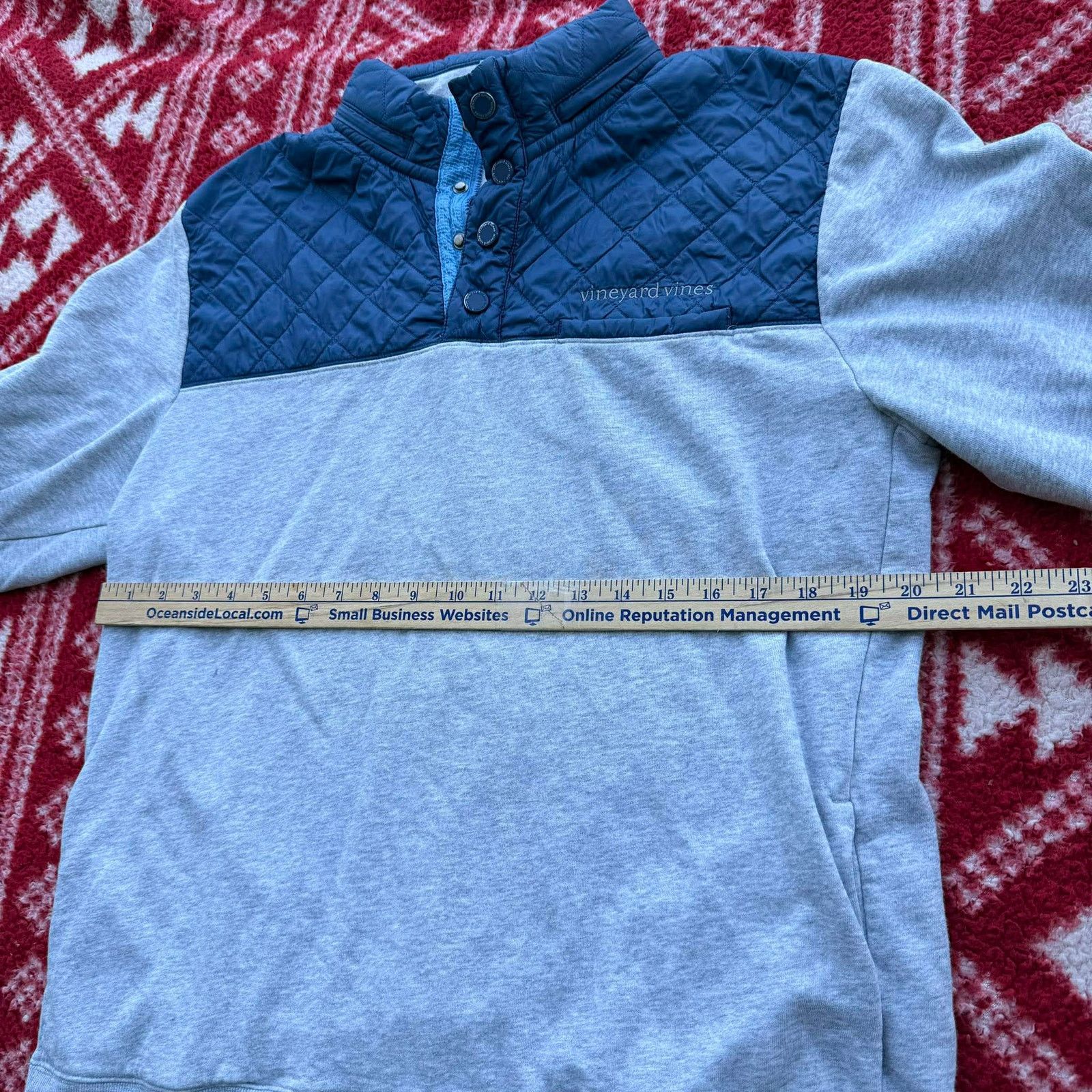 Vineyard Vines Vineyard Vines Shep Shirt Mens Large Gray Performance Snap Size US L / EU 52-54 / 3 - 3 Thumbnail