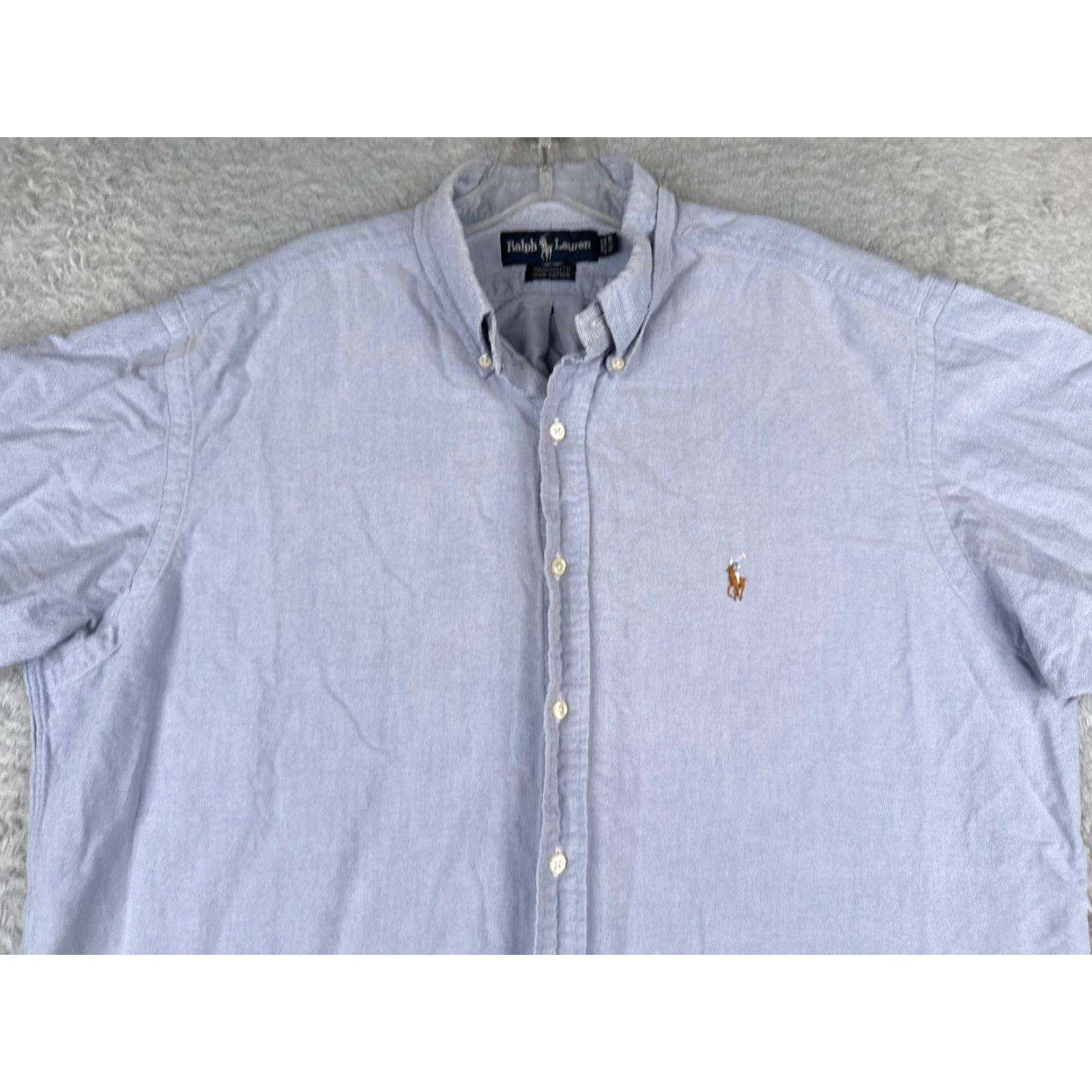 Polo Ralph Lauren VINTAGE Polo Ralph Lauren Shirt Adult 16.5 Blue Yarmouth Cotton Button-Up 34 Casual Workwear Men Mens Size US L / EU 52-54 / 3 - 4 Thumbnail