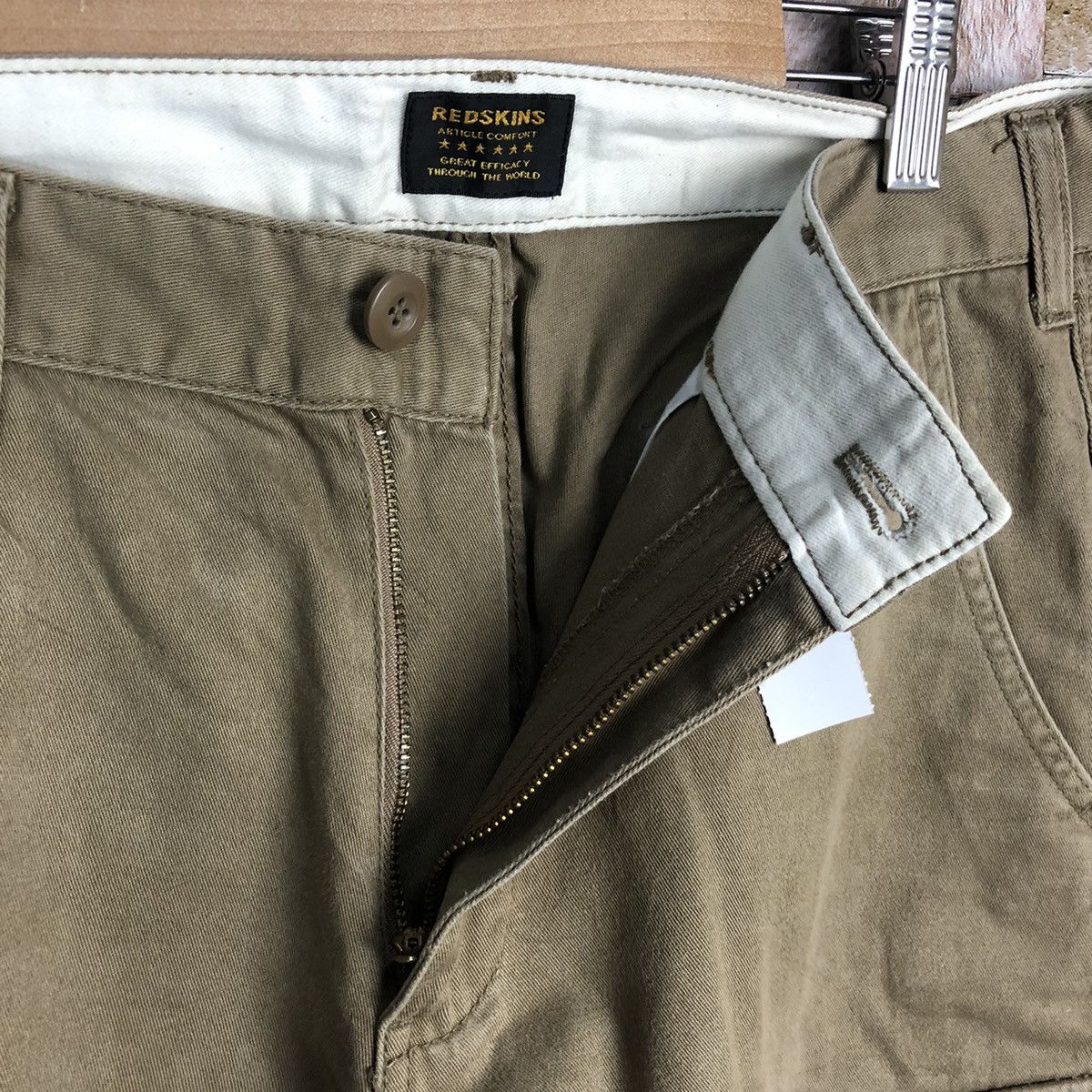 Japanese Brand Red Skins Brown utility Cargo Multipocket Pants #A650 Size US 31 - 15 Thumbnail