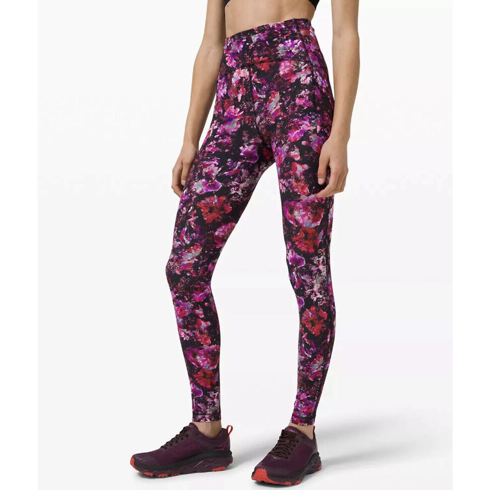 Lululemon B2 New Lululemon SWIFT Speed HR Tight 28" Floral Size 0 $128 Size 25" / US 0 / IT 36 - 1 Thumbnail