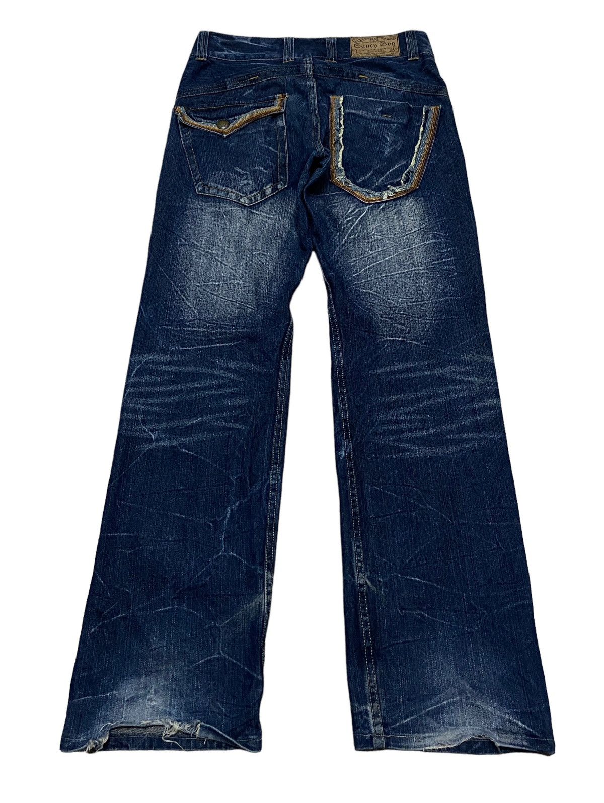 If Six Was Nine × Japanese Brand Rare Design Vintage Japanese Brand Sauch Bon Jeans 2000s Size US 32 / EU 48 - 2 Thumbnail